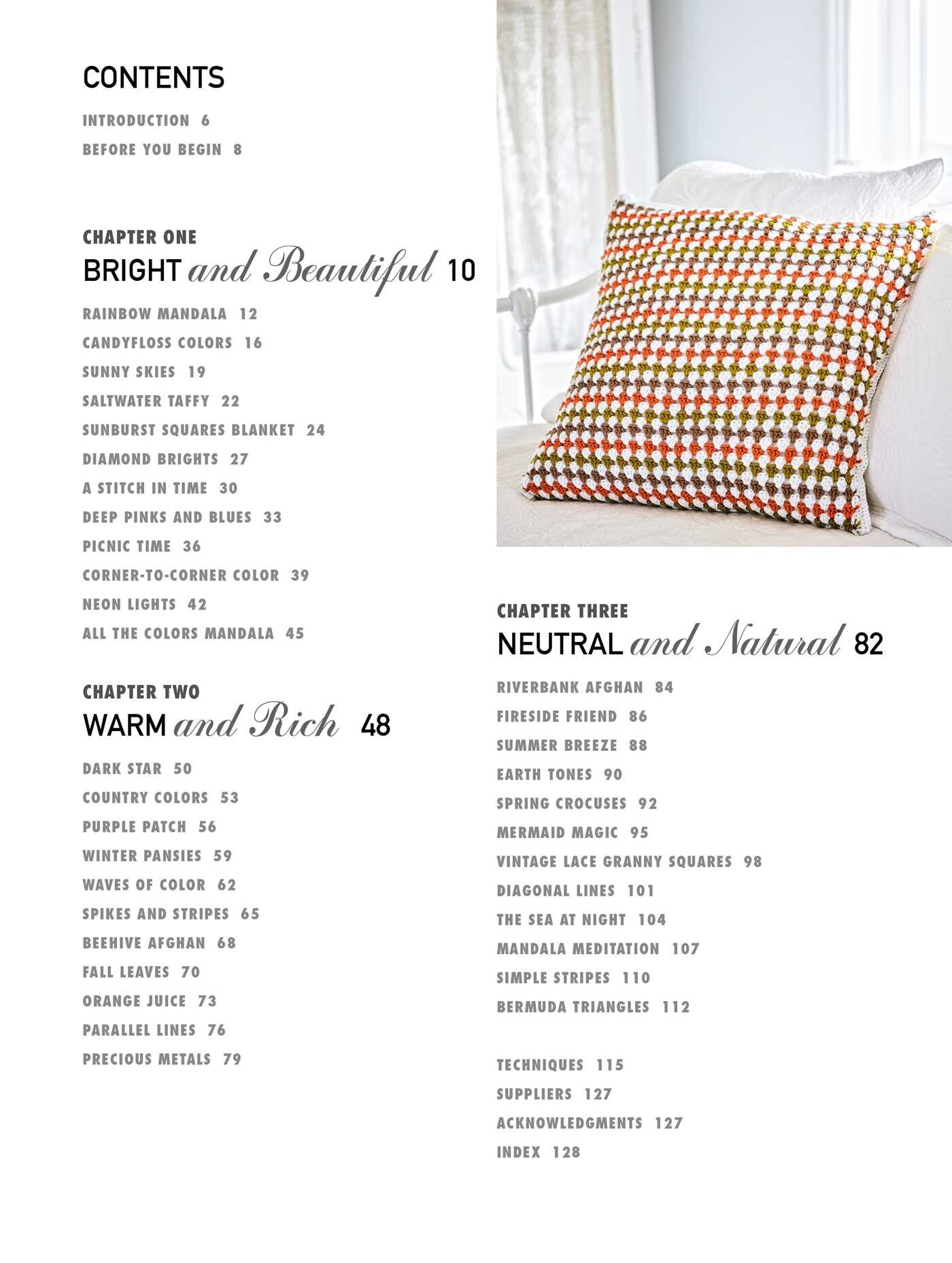 Modern Crocheted Blankets, Throws, and Pillows