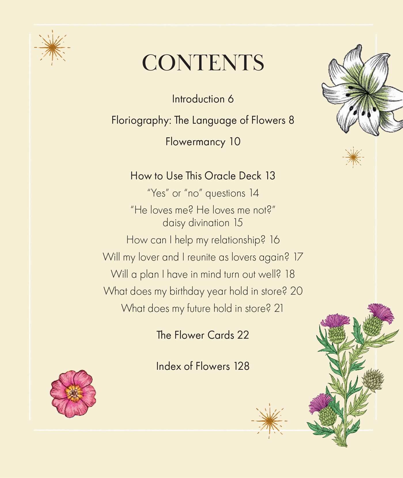 Spirits in Flowers Oracle Deck