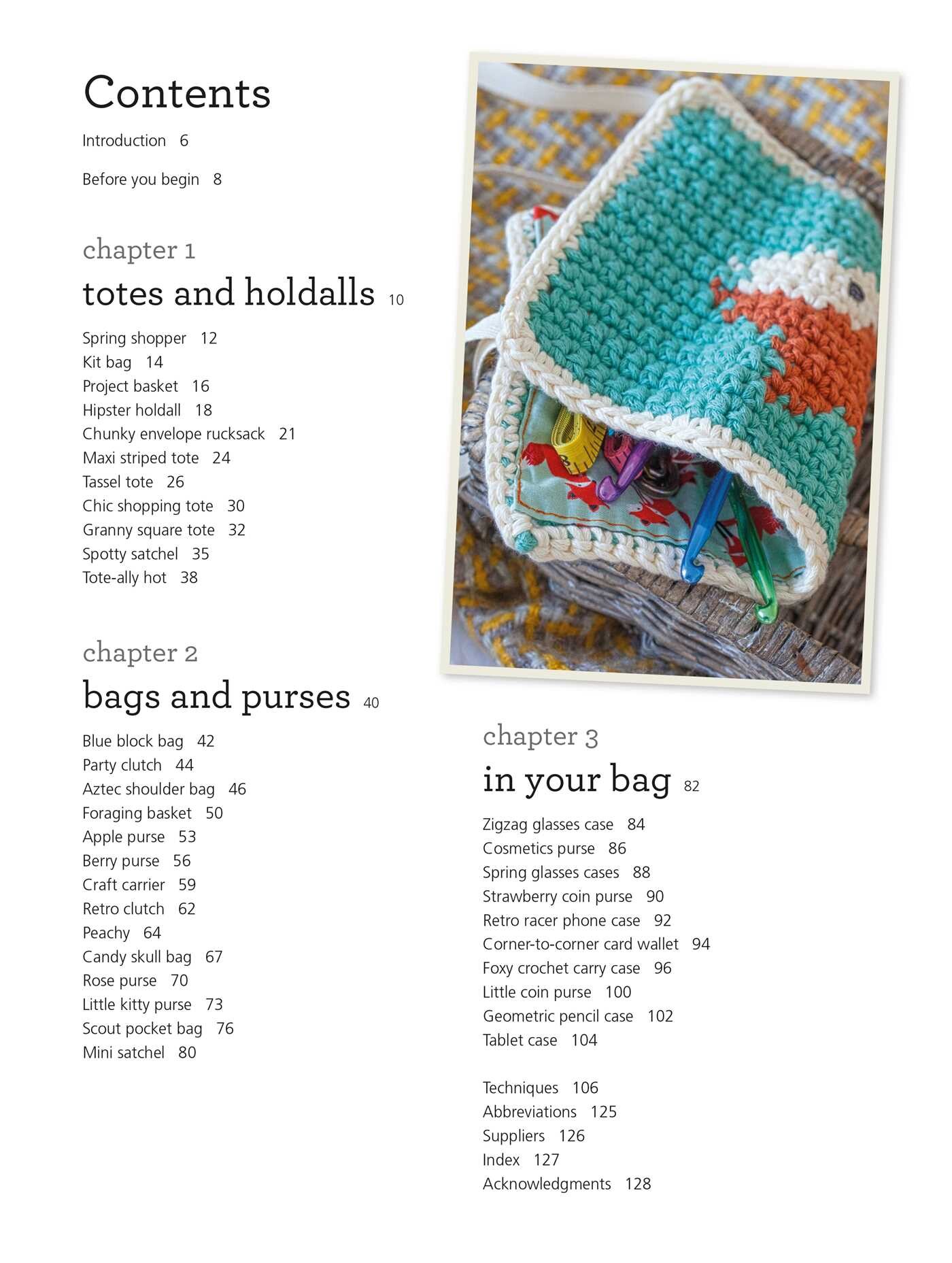 Crocheted Bags, Purses, and Cases: 35 projects to make