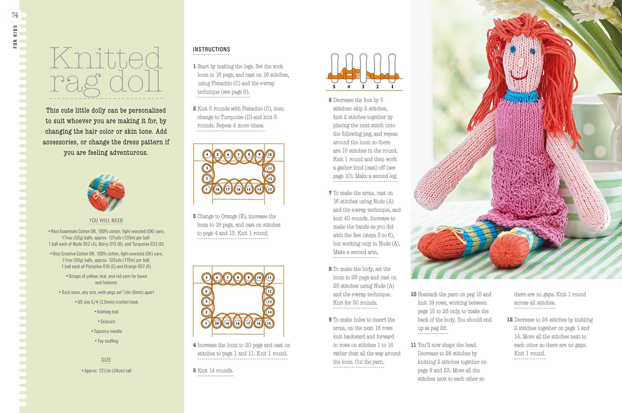 A Beginner's Guide to Loom Knitting | Book by Lucy Hopping | Official ...