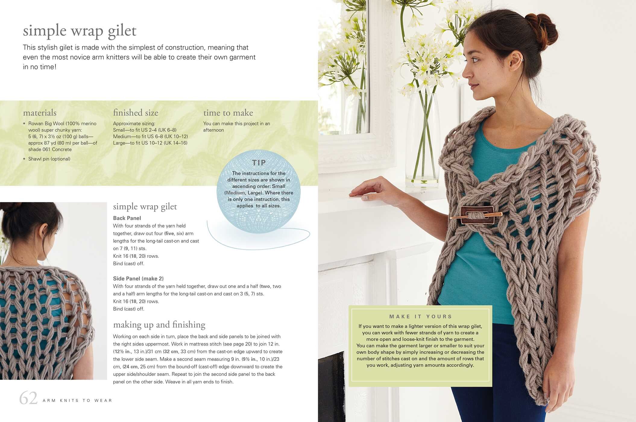 No-Needle Knits: Includes 35 patterns