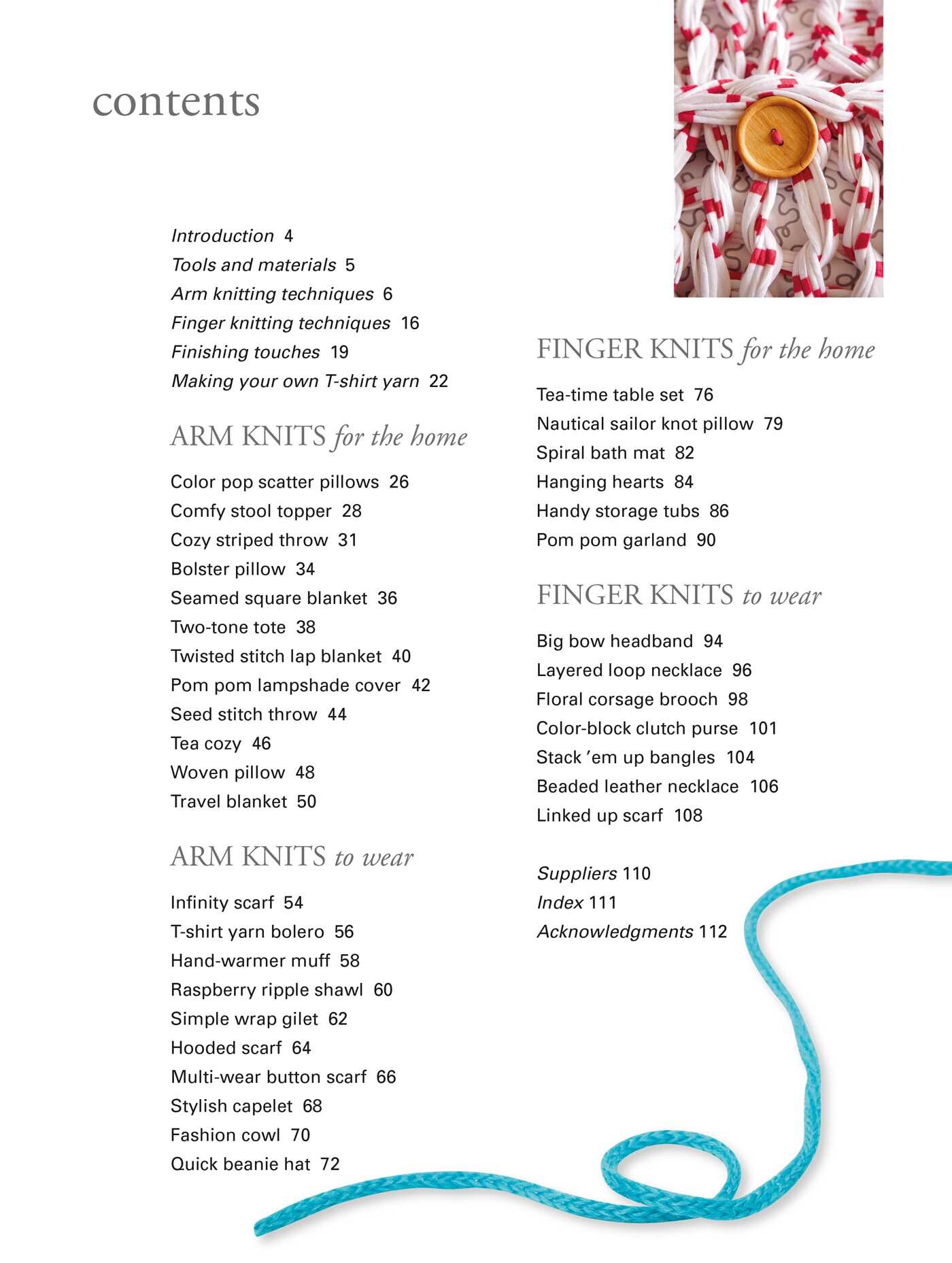 No-Needle Knits: Includes 35 patterns