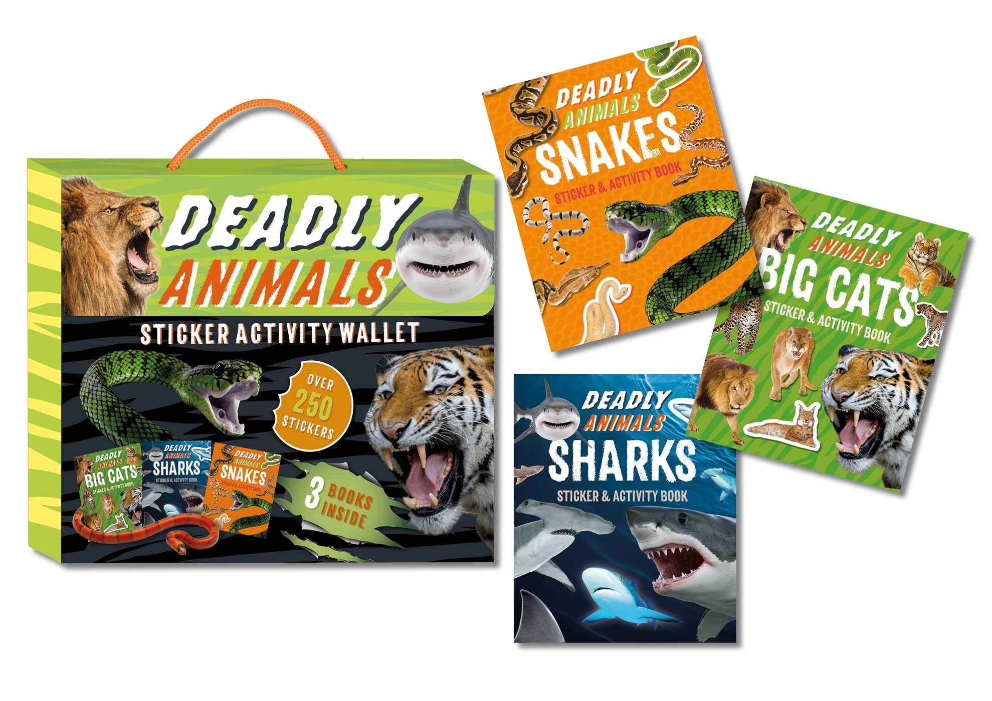 Deadly Animals Sticker & Activity Kit