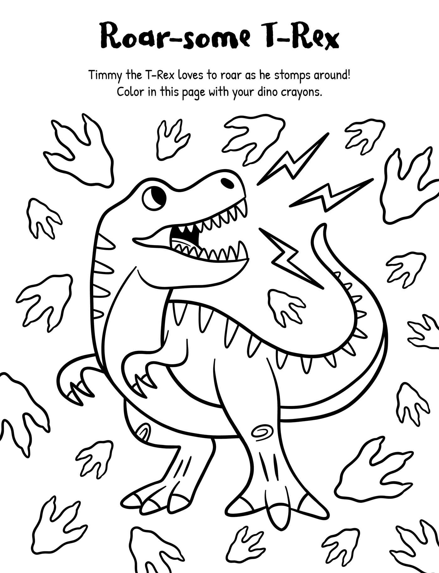Awesome Dinosaurs Coloring
