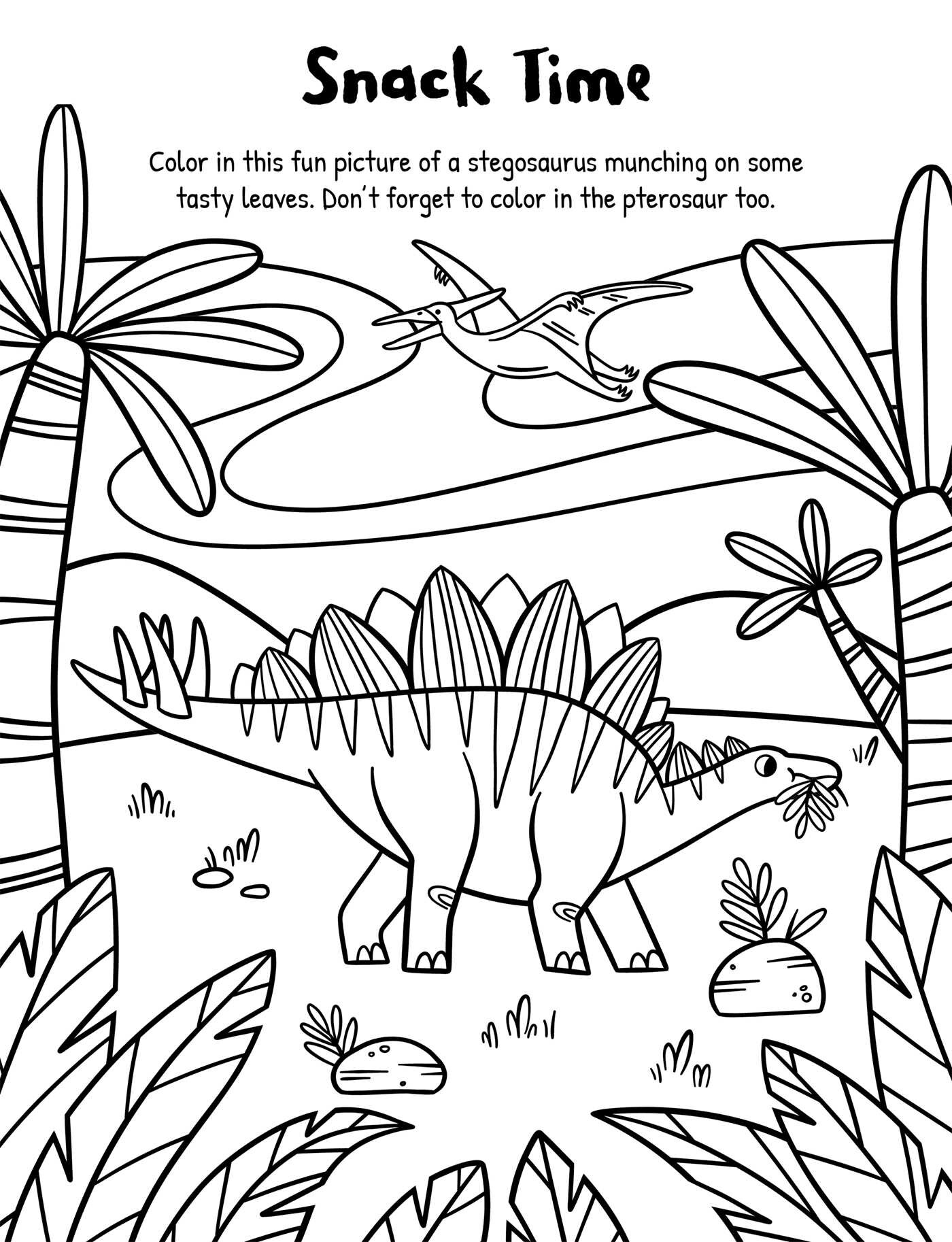 Awesome Dinosaurs Coloring