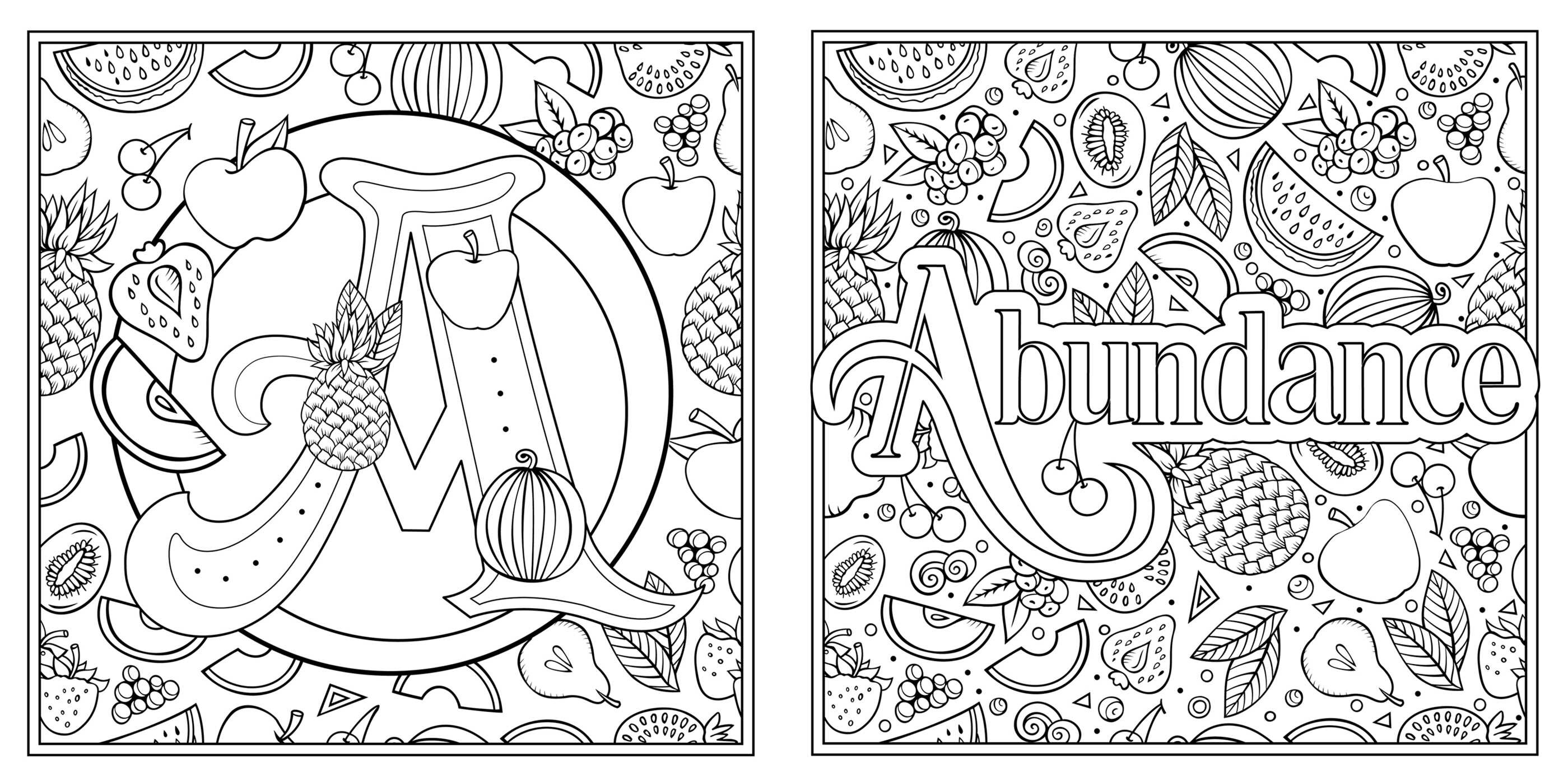 Alphabet to Zen Coloring