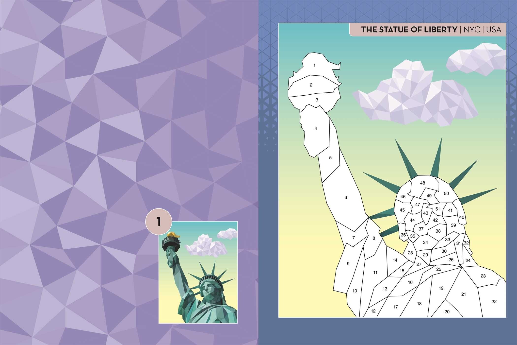 Sticker By Numbers: Landmarks