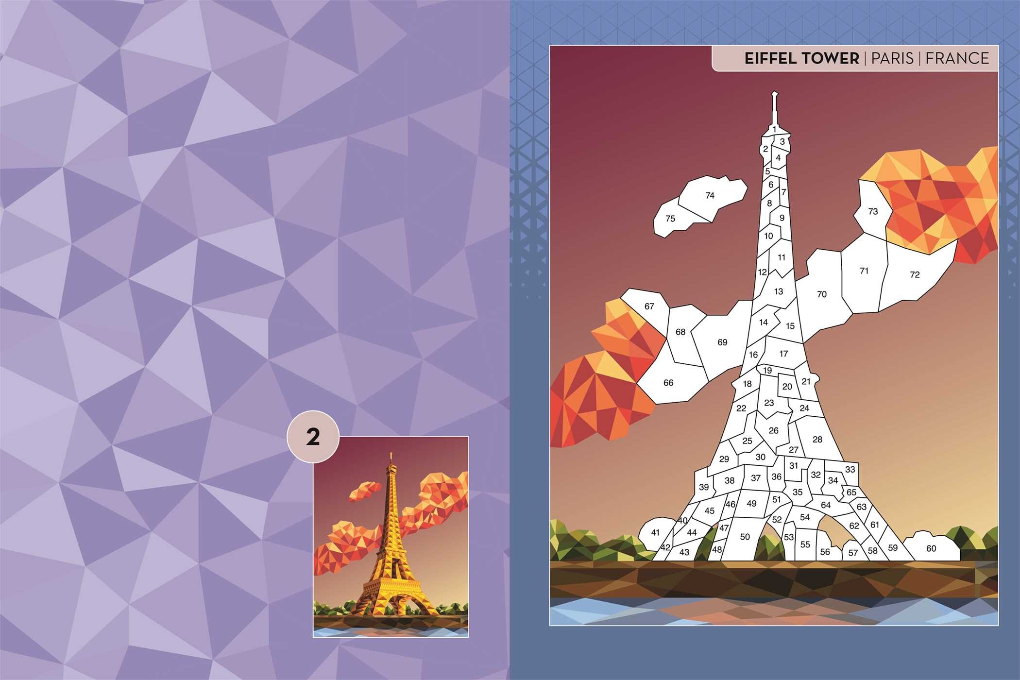 Sticker By Numbers: Landmarks