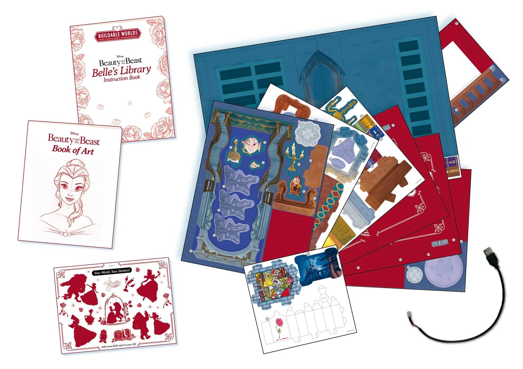 Disney Beauty and the Beast: Belle's Library