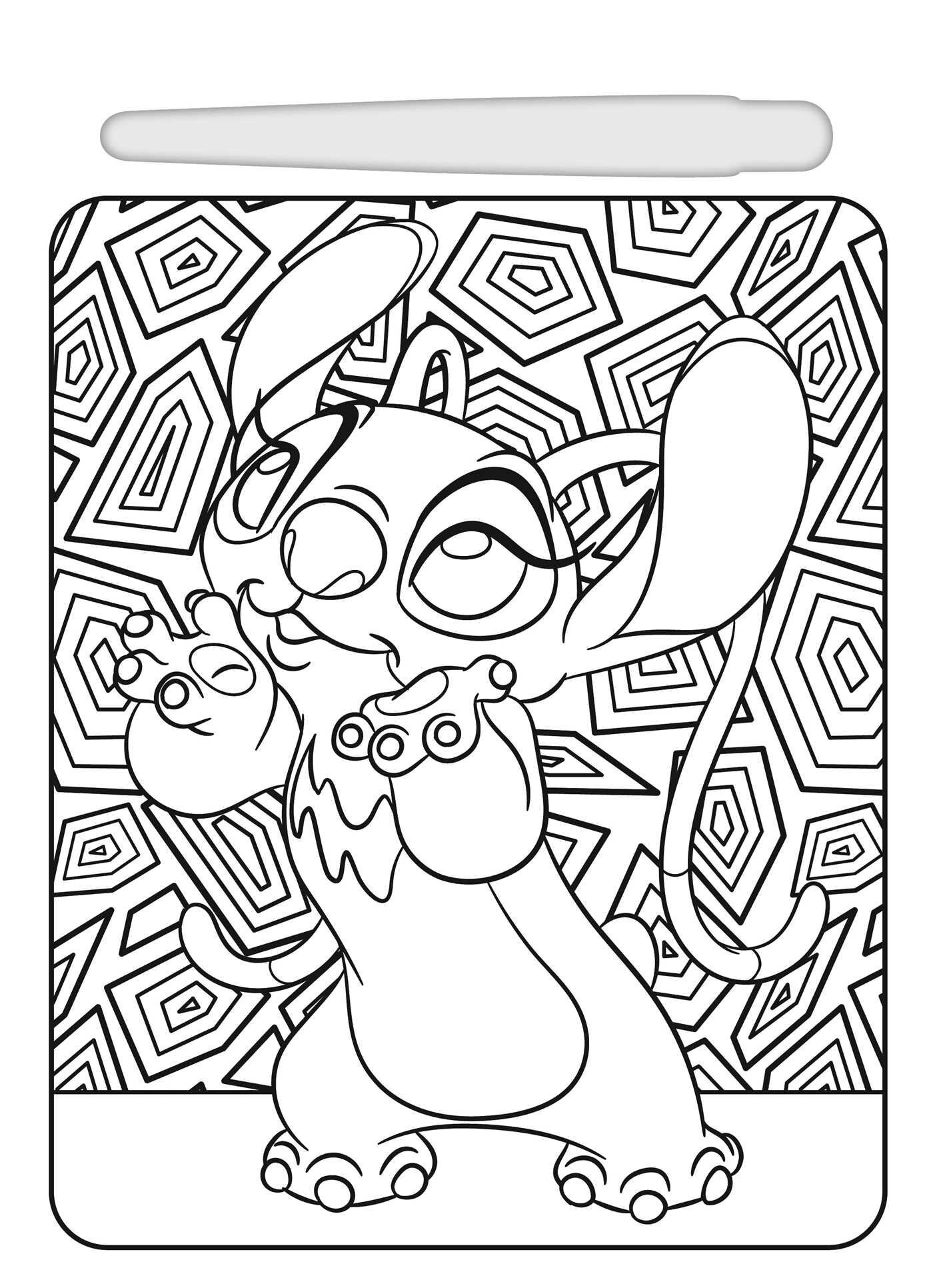 Disney Stitch: Scratch Art