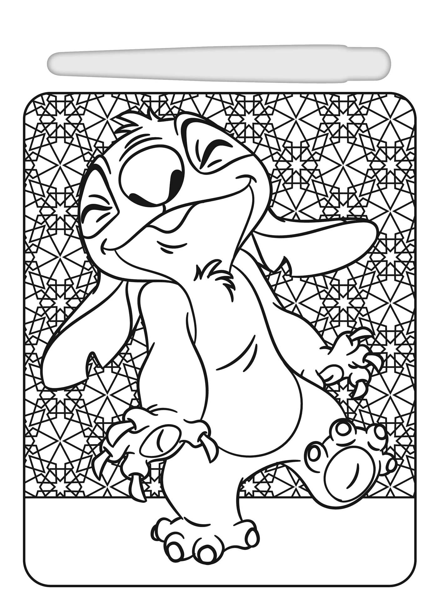 Disney Stitch: Scratch Art