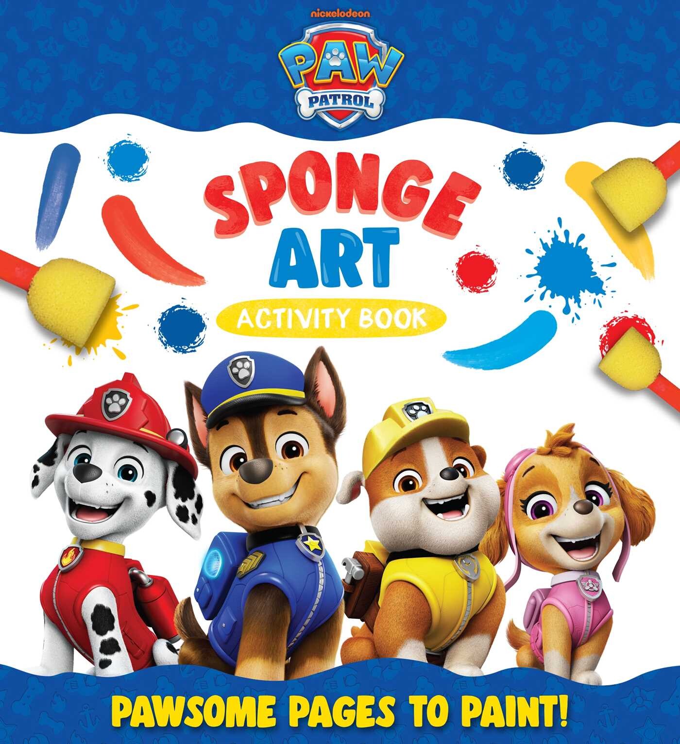 PAW Patrol: Sponge Art Book & Paint Set