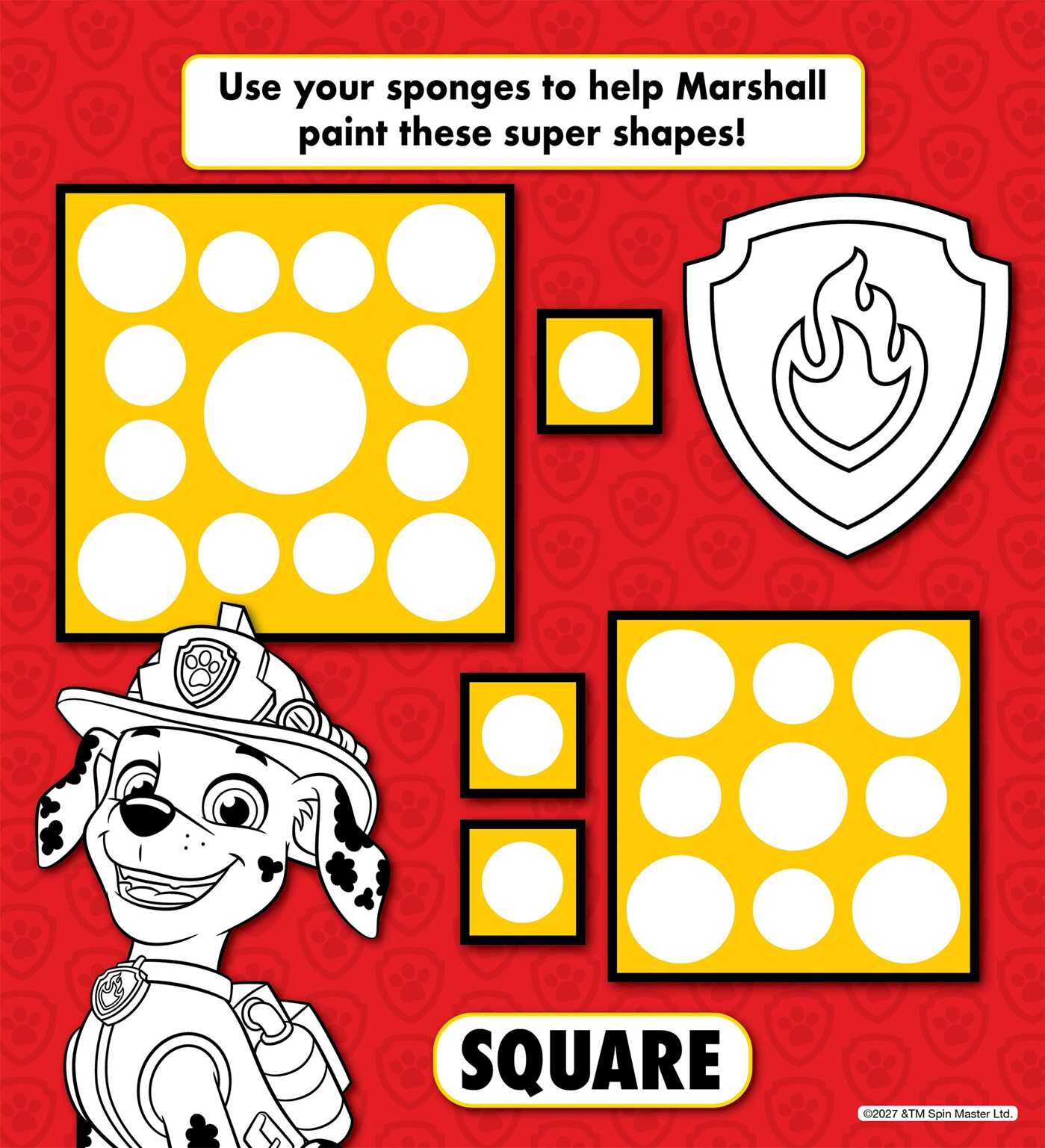 PAW Patrol: Sponge Art Book & Paint Set