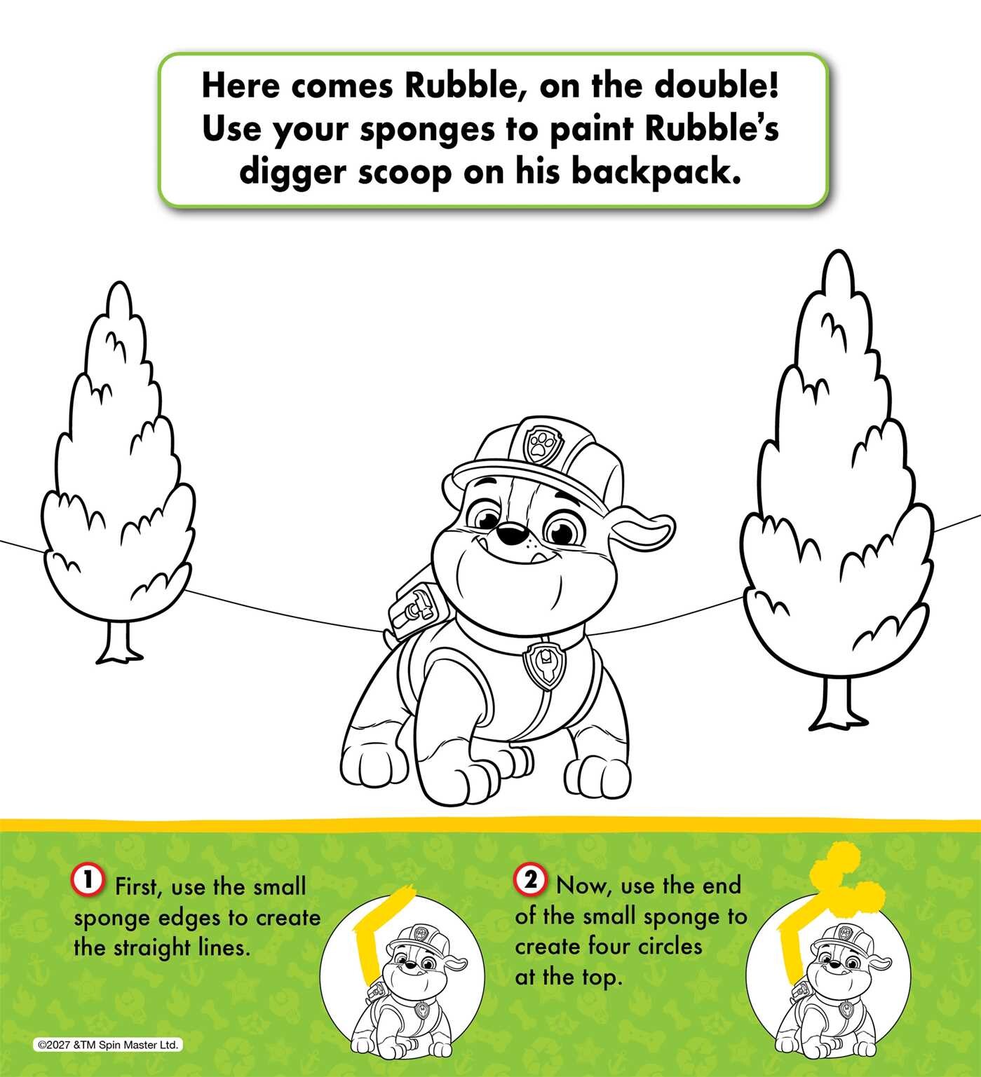 PAW Patrol: Sponge Art Book & Paint Set