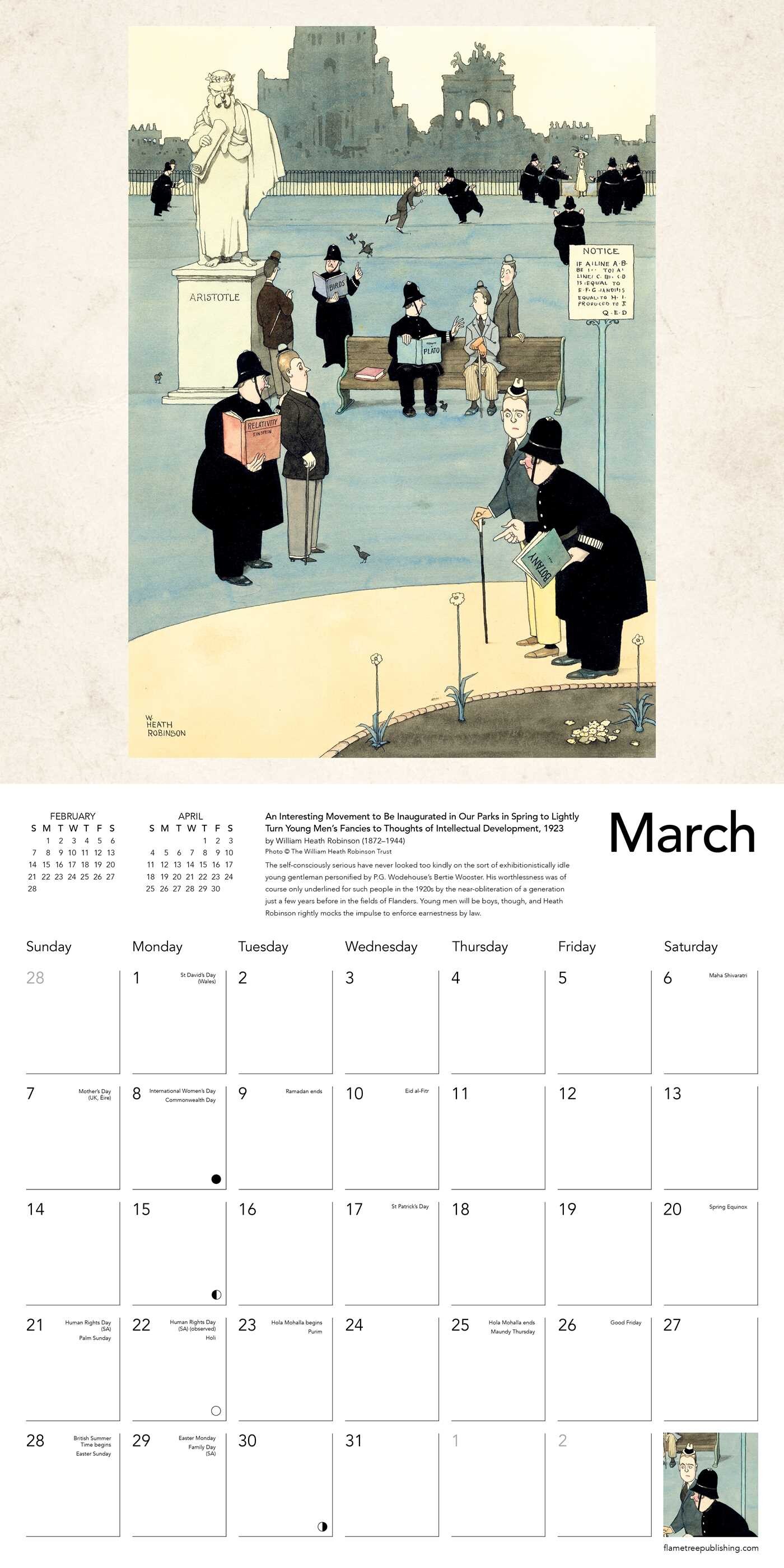 Heath Robinson Wall Calendar 2027 (Art Calendar)