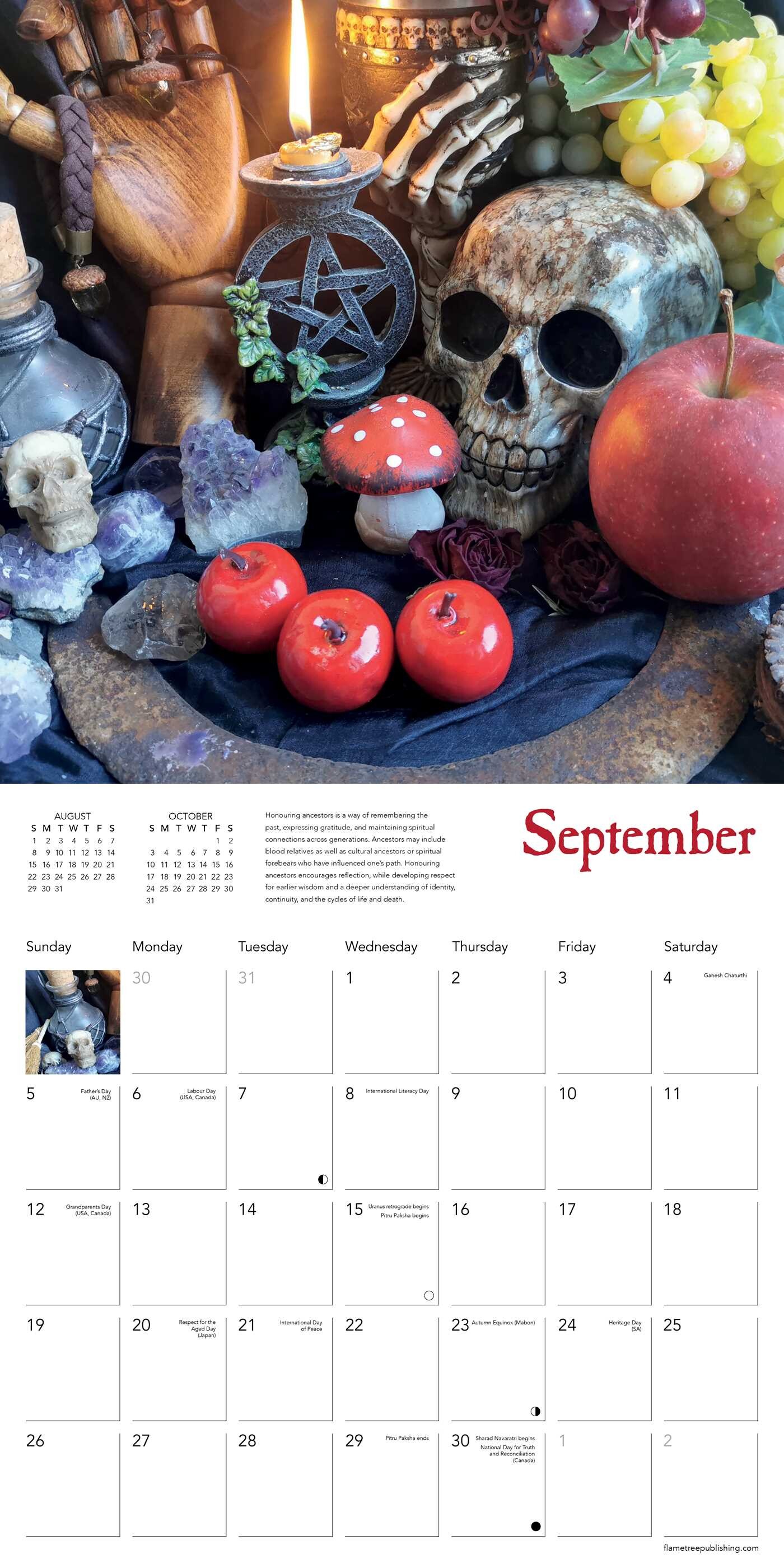 Wicca Wall Calendar 2027 (Art Calendar)