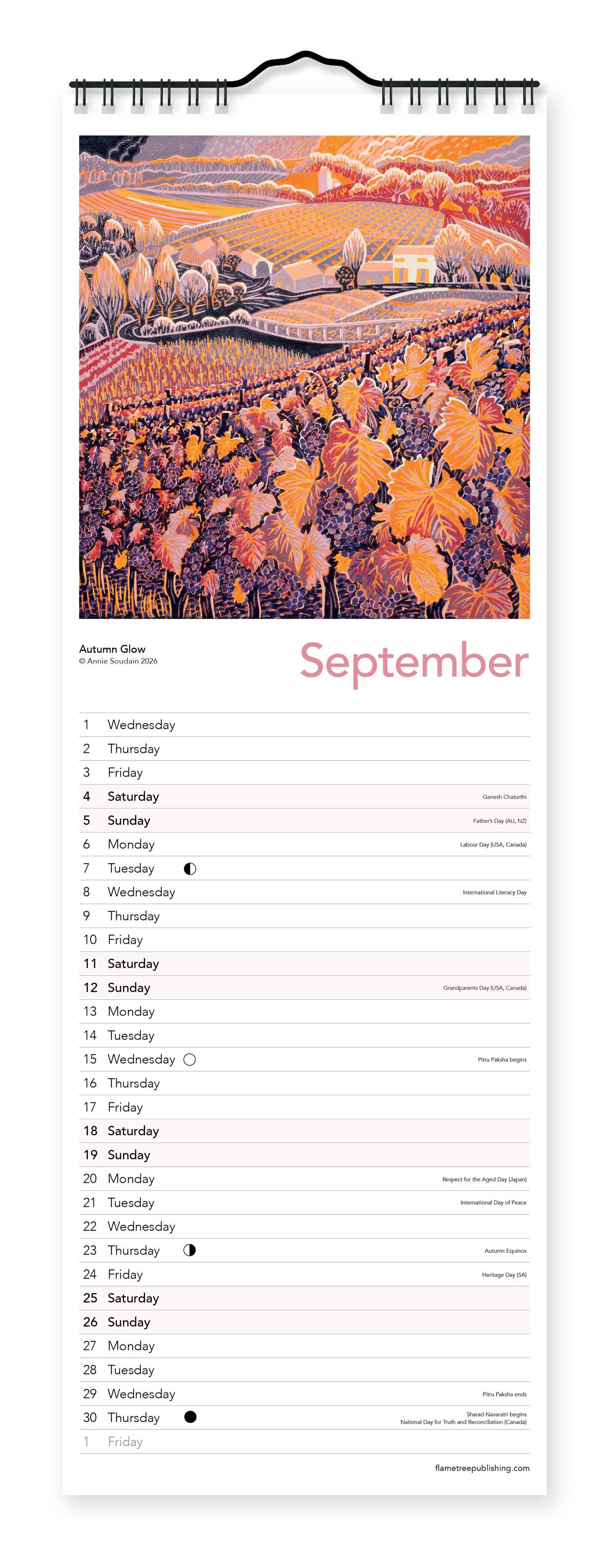 Annie Soudain Slim Calendar 2027 (Art Calendar)