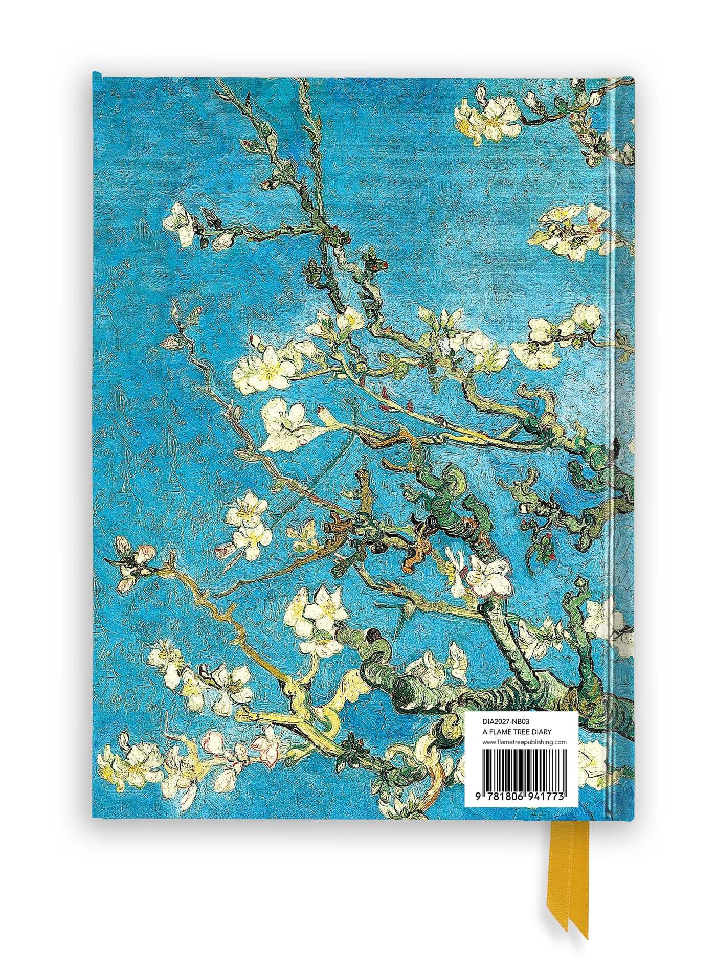 Vincent van Gogh: Almond Blossom 2027 Luxury Diary Planner - Page to View with Notes