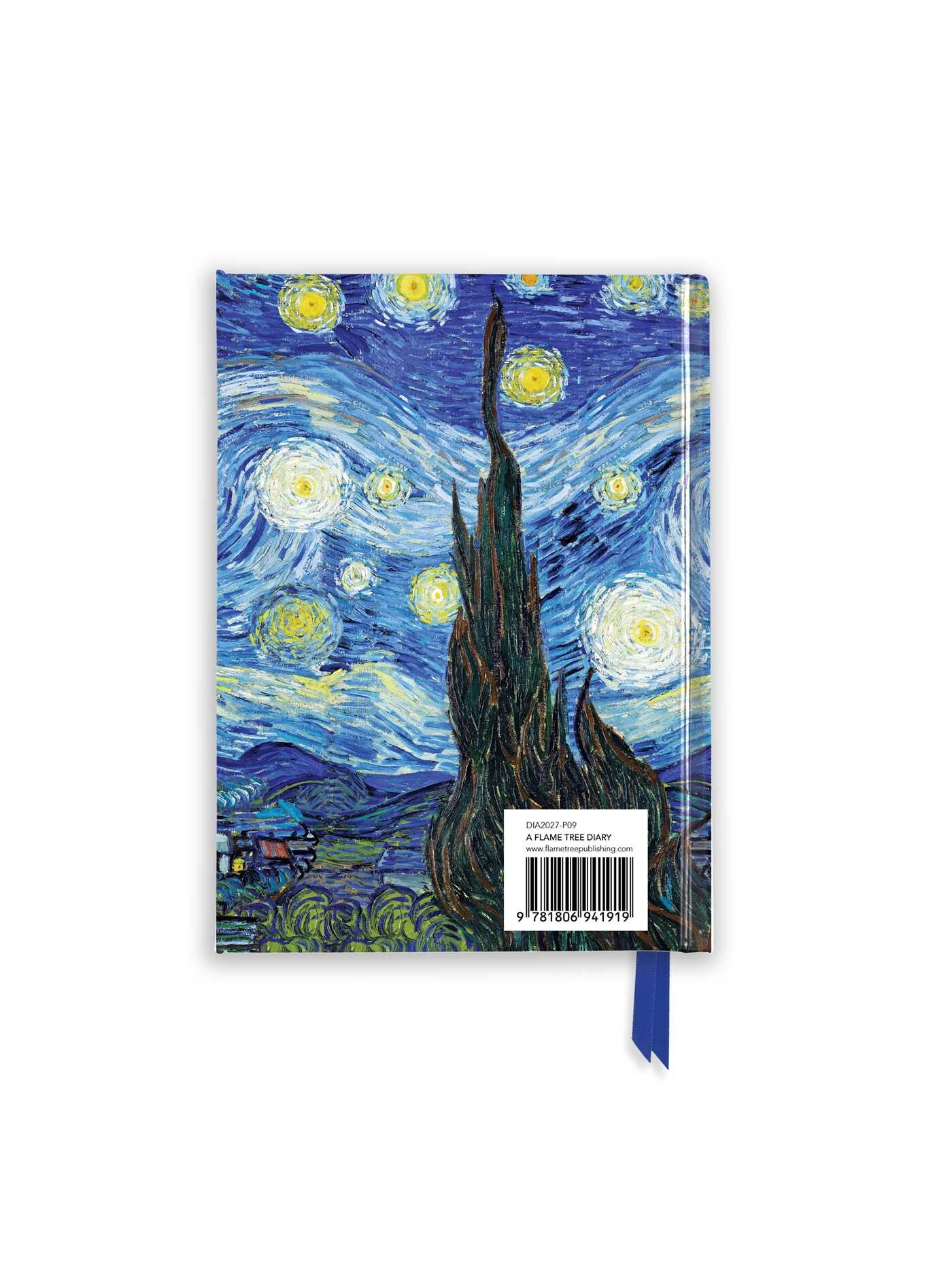 Vincent van Gogh: The Starry Night 2027 Luxury Pocket Diary Planner - Week to View