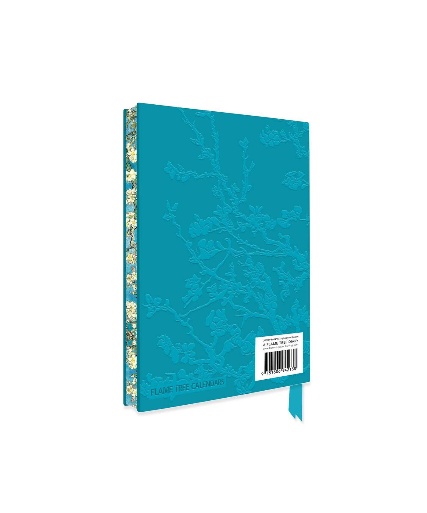 Vincent van Gogh: Almond Blossom 2027 Pocket Artisan Art Vegan Leather Diary – Week to View