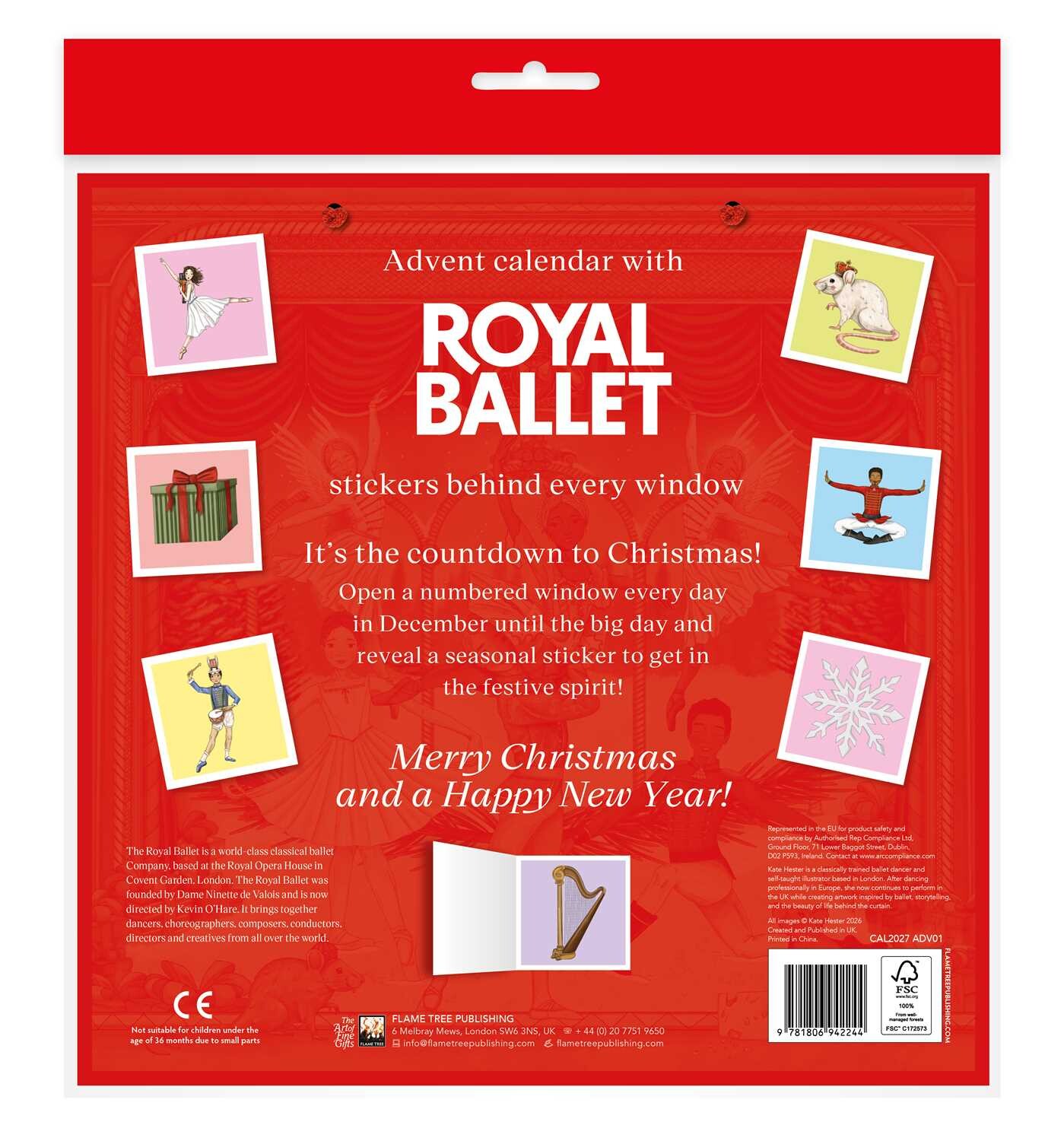 Royal Ballet Advent Calendar (with stickers)