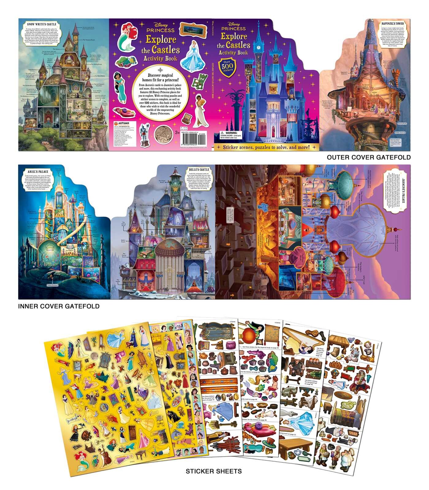 Disney Princess: Explore the Castles Activity Book