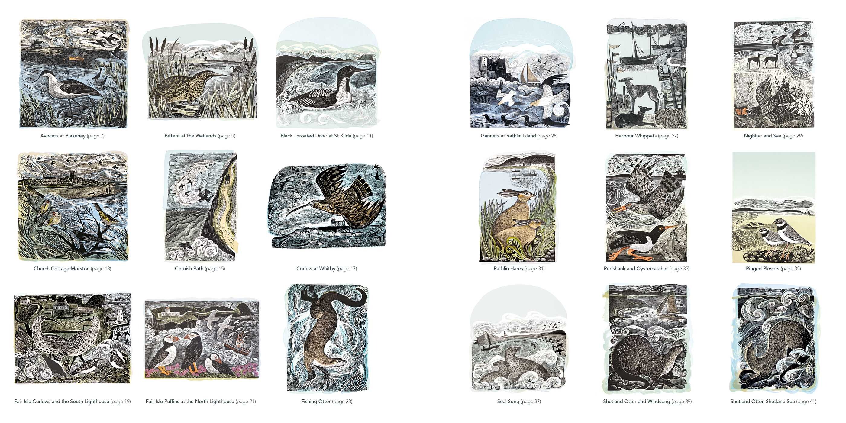 Countryside (Angela Harding) Colouring Book