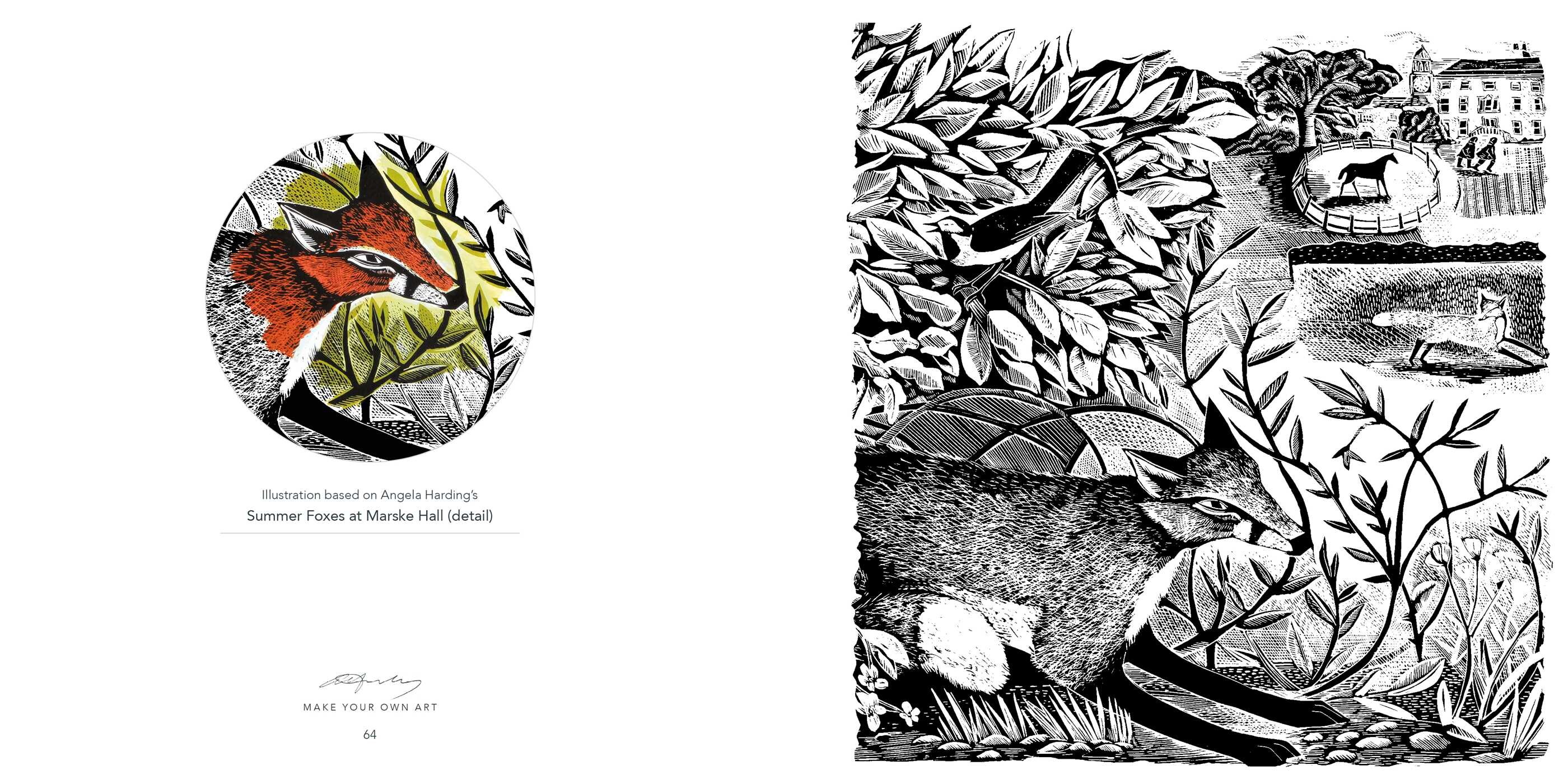 Wildlife (Angela Harding) Colouring Book