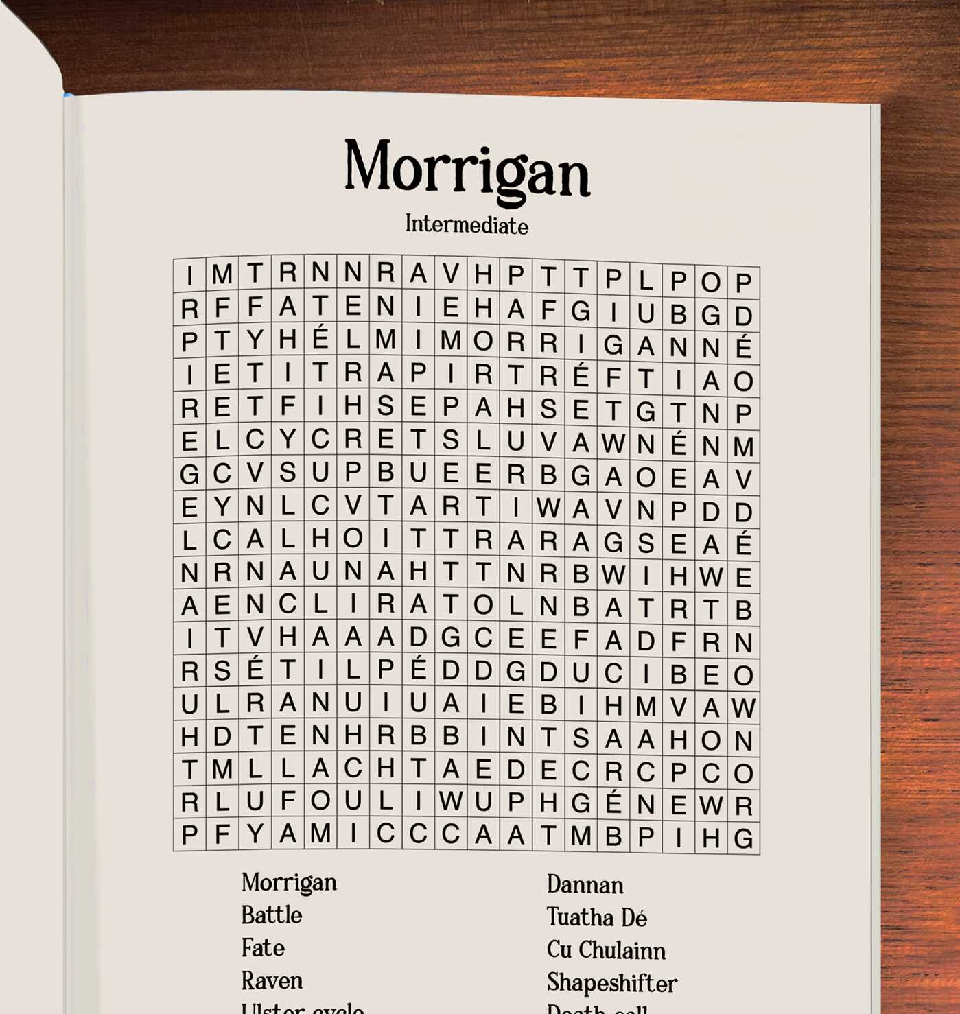 Celtic Mythology Word Search