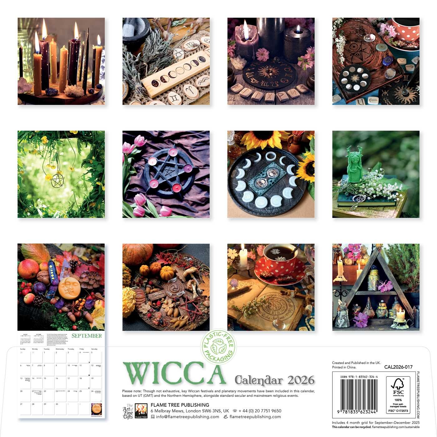 Wicca Wall Calendar 2026 (Art Calendar) Book Summary & Video