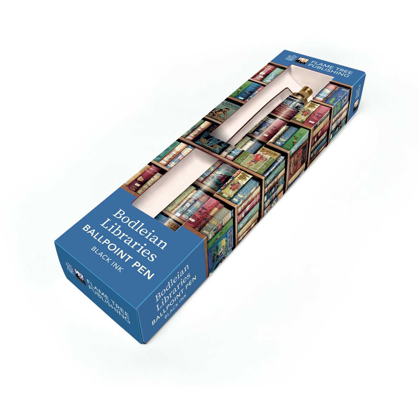 Bodleian Libraries: Hobbies & Pastimes Bookshelves Boxed Decorative Ballpoint Pen