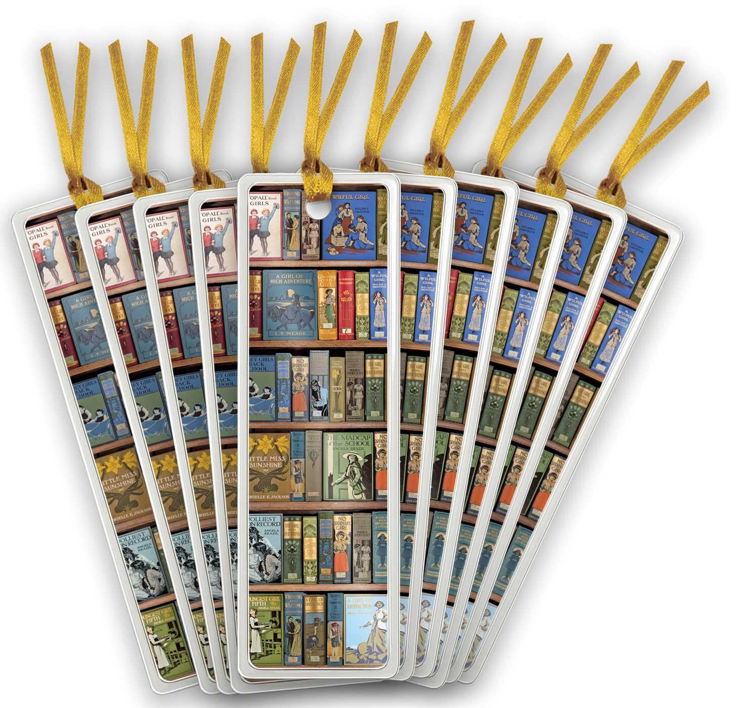 Bodleian Libraries: High Jinks Bookshelves Laminated Bookmarks (pack of 10)