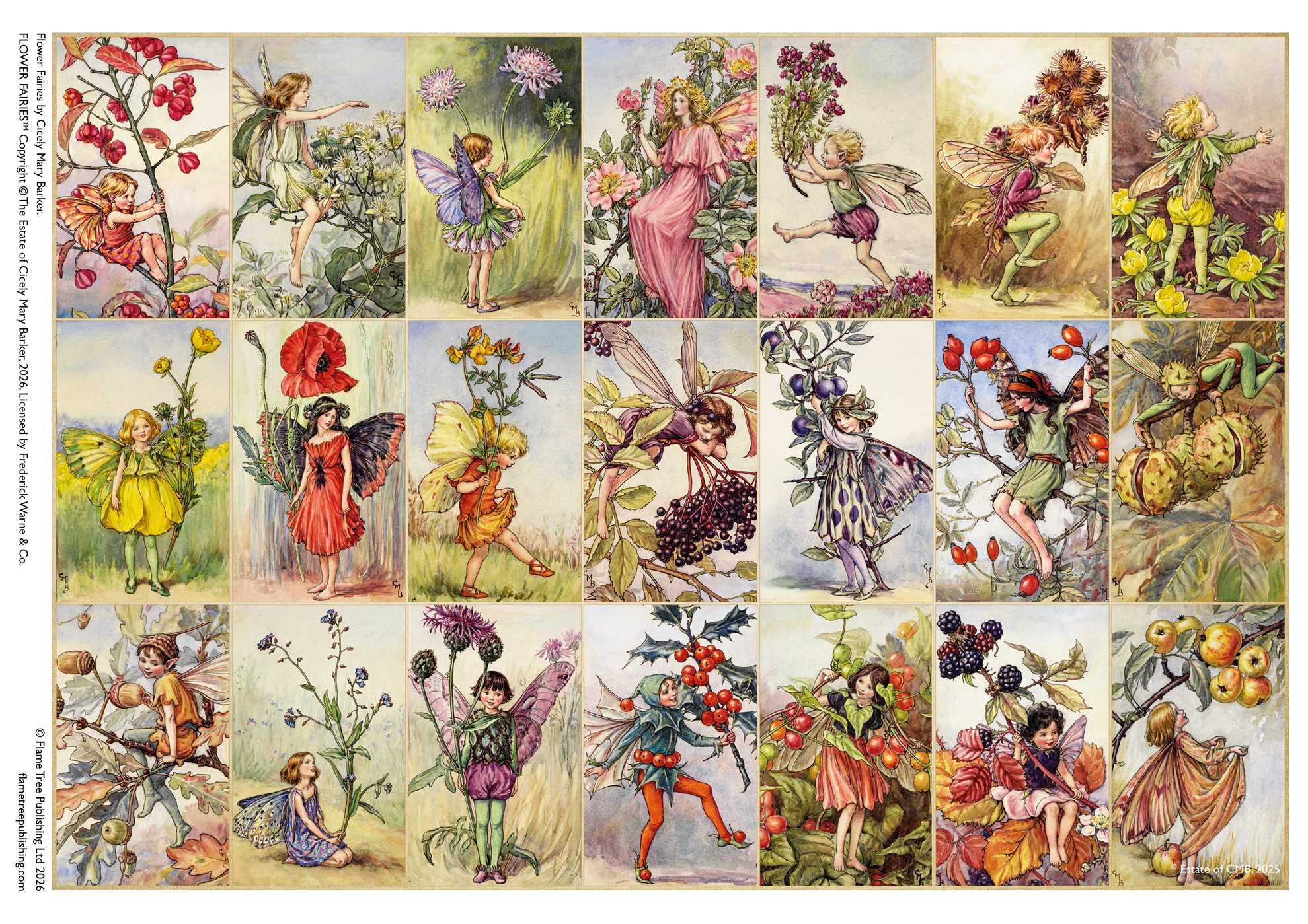 Special Edition Adult Foiled Jigsaw Puzzle Flower Fairies