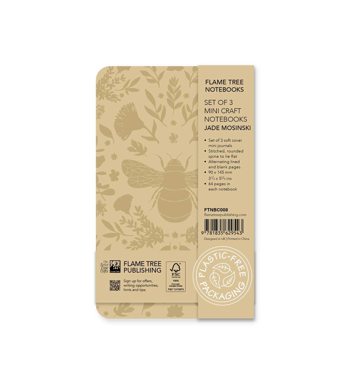 Jade Mosinski Set of 3 Mini Craft Notebooks