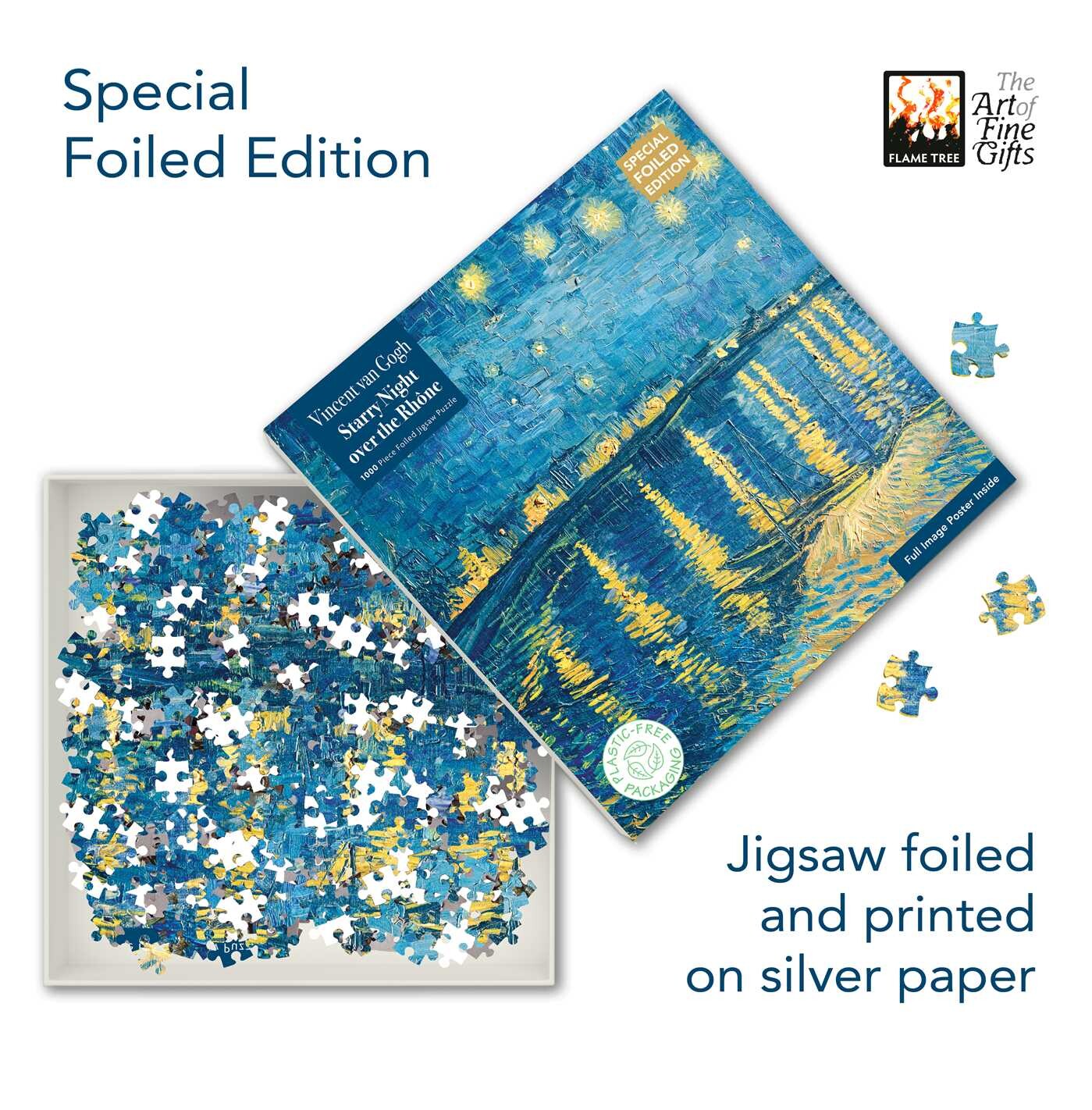 Special Edition Adult Foiled Jigsaw Puzzle Vincent van Gogh: Starry Night over the Rhône