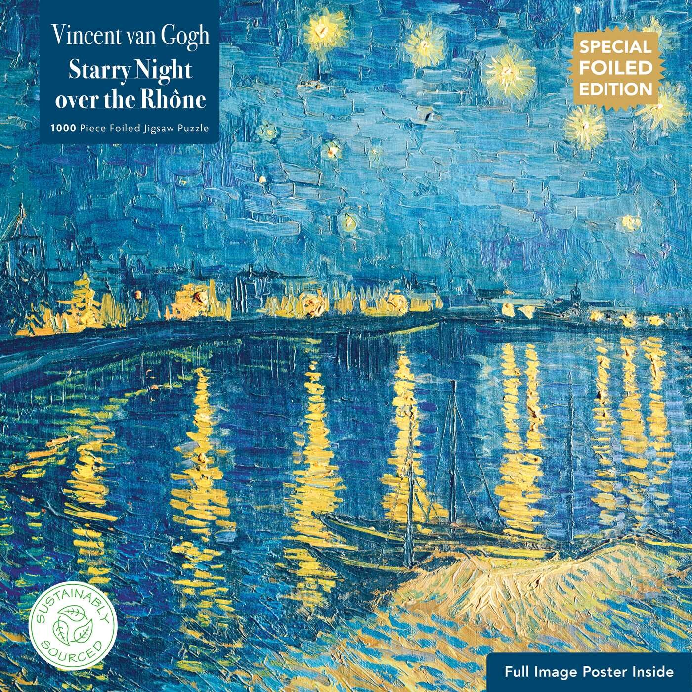 Special Edition Adult Foiled Jigsaw Puzzle Vincent van Gogh: Starry Night over the Rhône