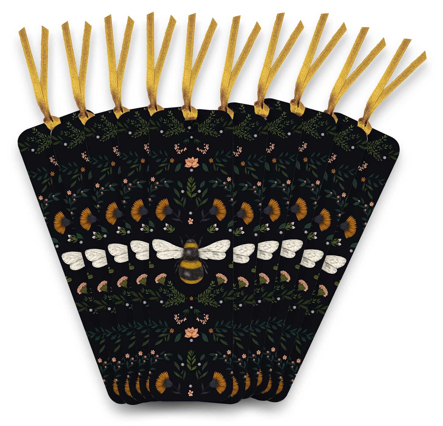 Jade Mosinski: Bee Bookmarks (pack of 10)