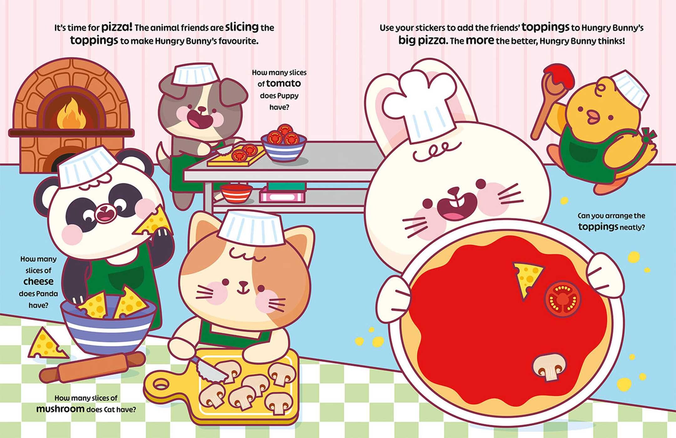 My Cozy Learning: Let's Eat -  with Hungry Bunny & Friends