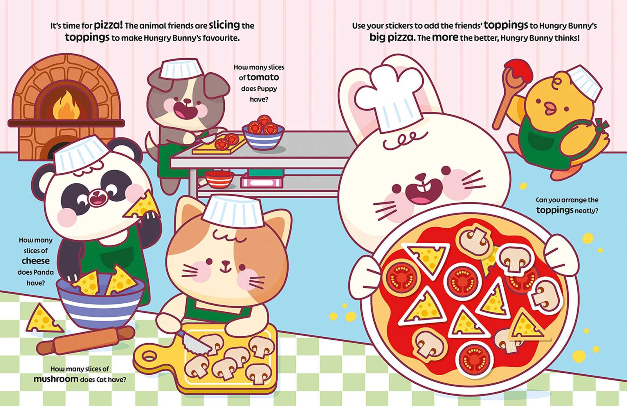 My Cozy Learning: Let's Eat -  with Hungry Bunny & Friends