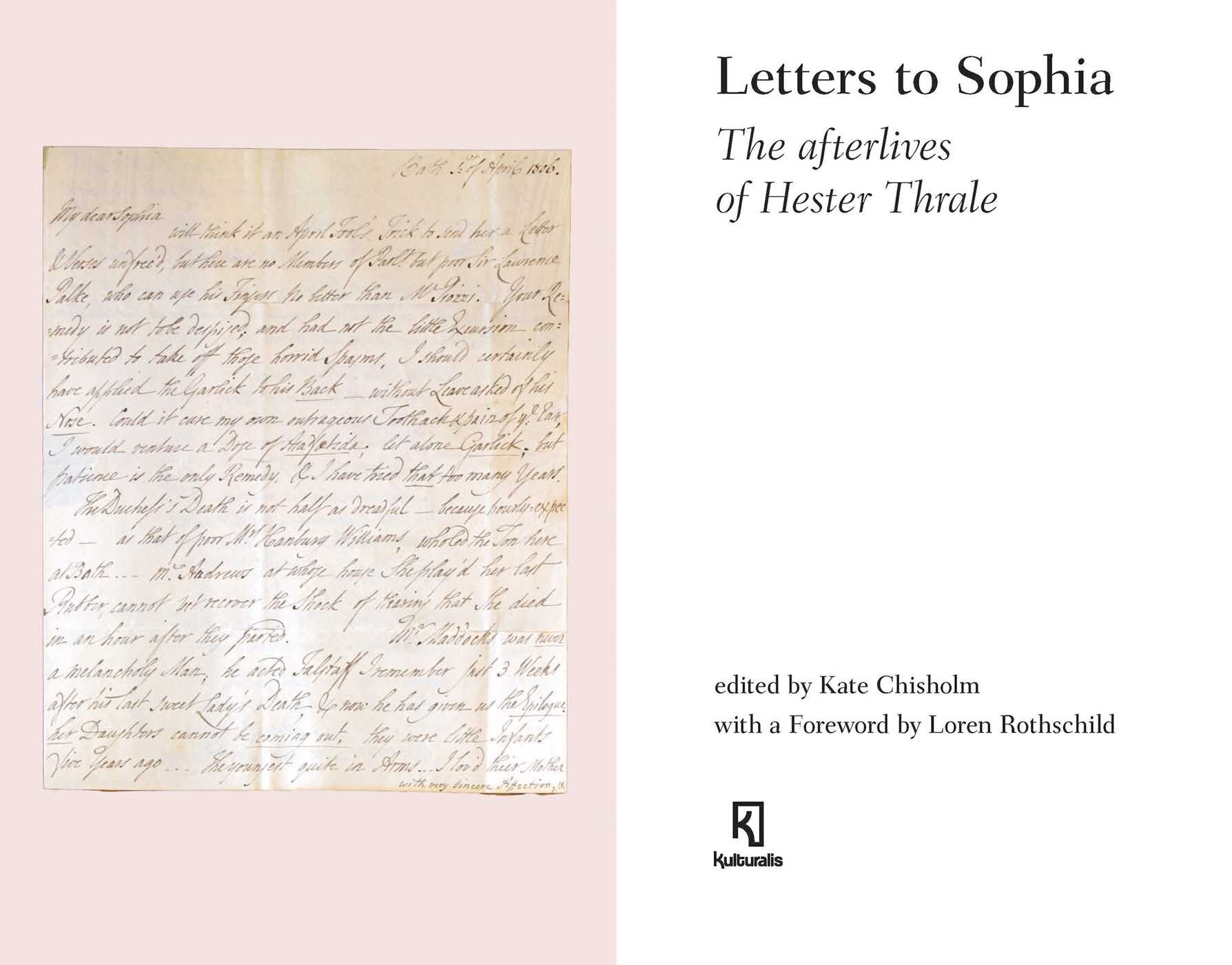Letters to Sophia