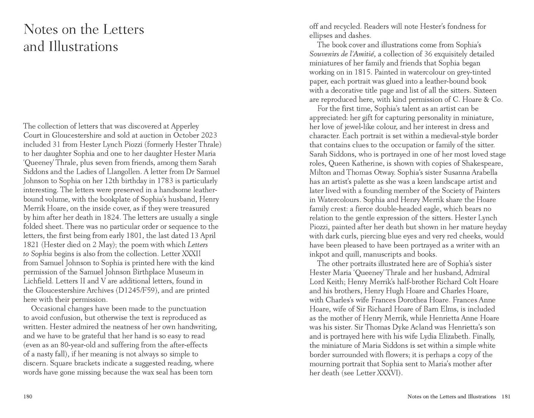 Letters to Sophia