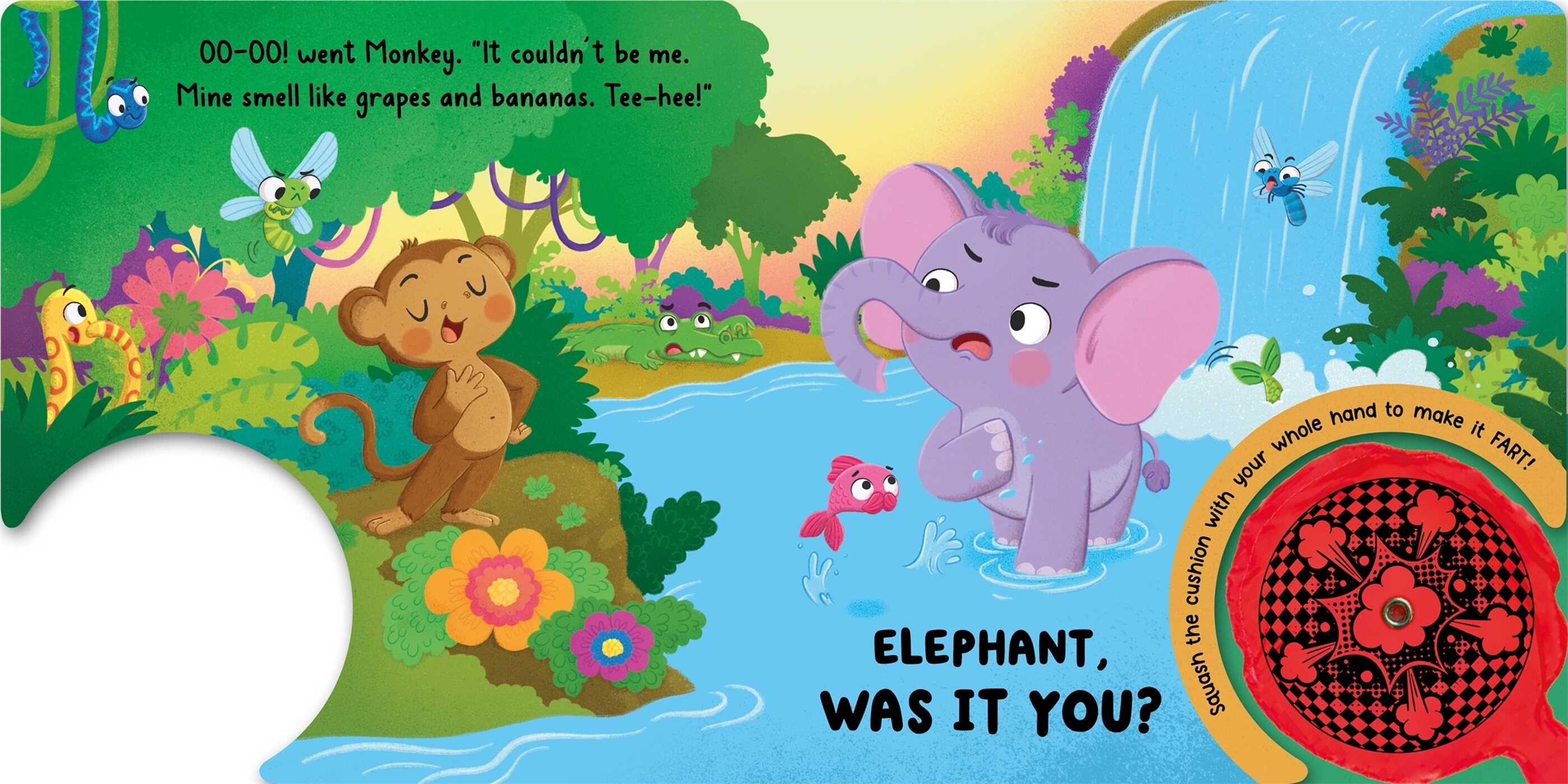 Who Farted? A Smelly Jungle Adventure Book by IglooBooks, Nora