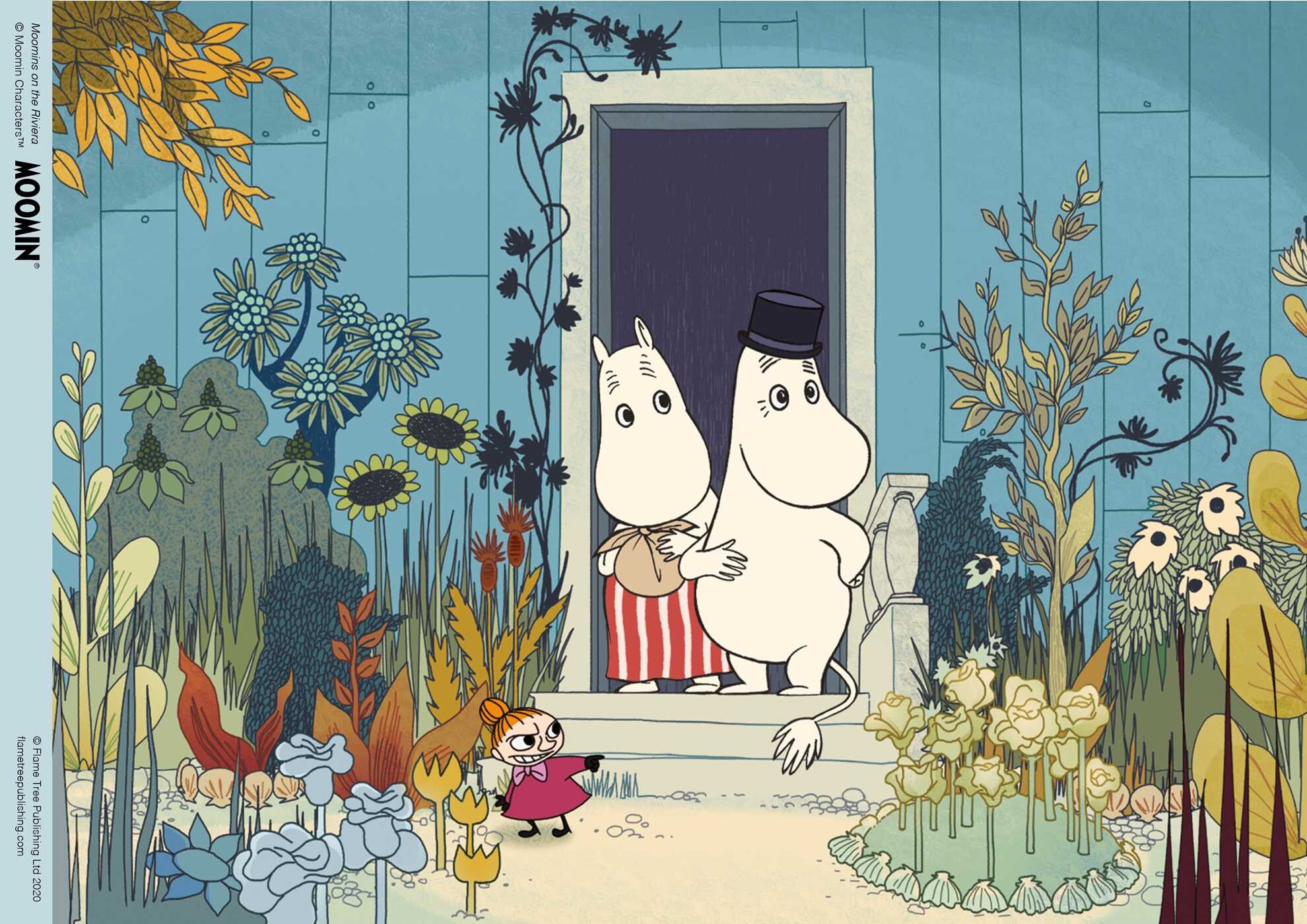 Adult Jigsaw Puzzle Moomins on the Riviera (500 pieces)