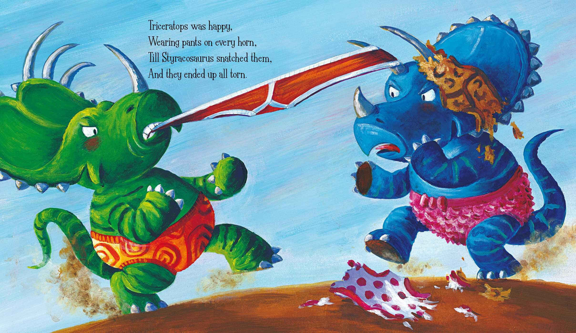 Dinosaurs Love Underpants Book by Claire Freedman, Ben Cort