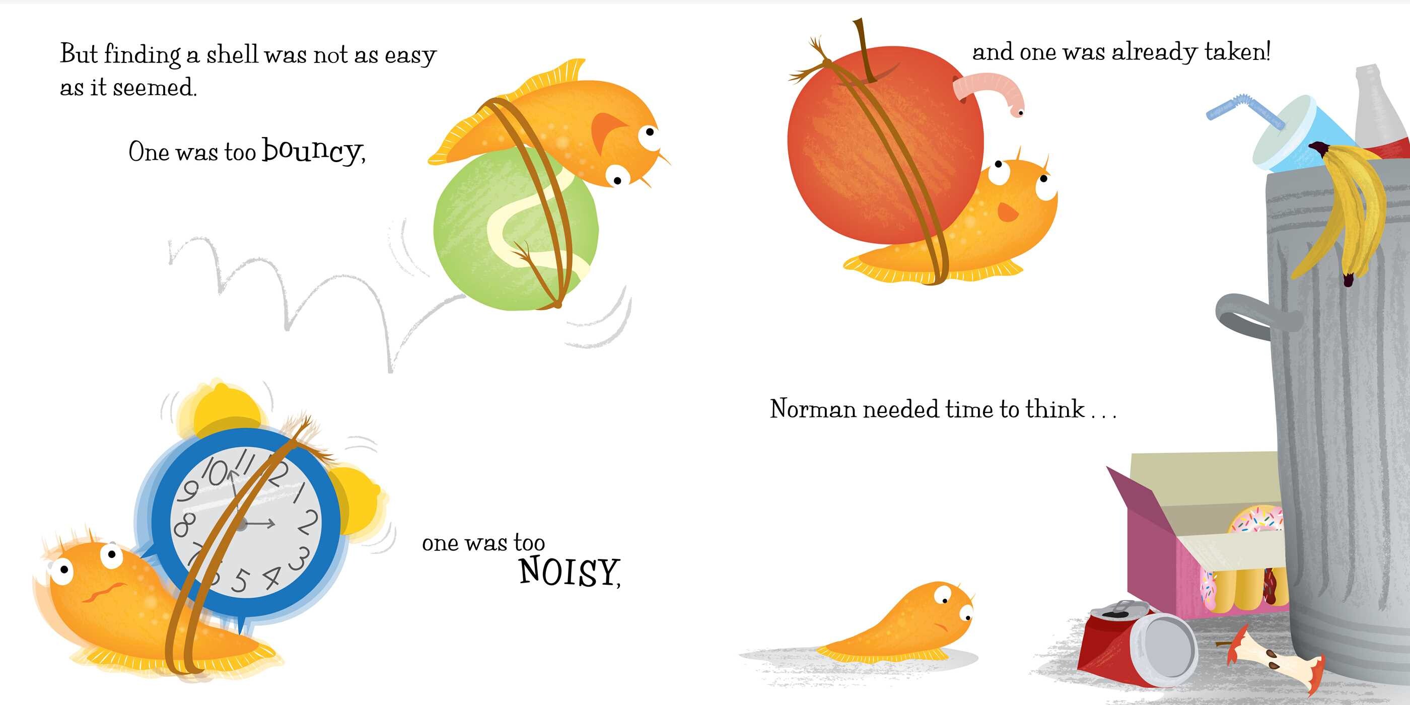 Norman the Slug with a Silly Shell
