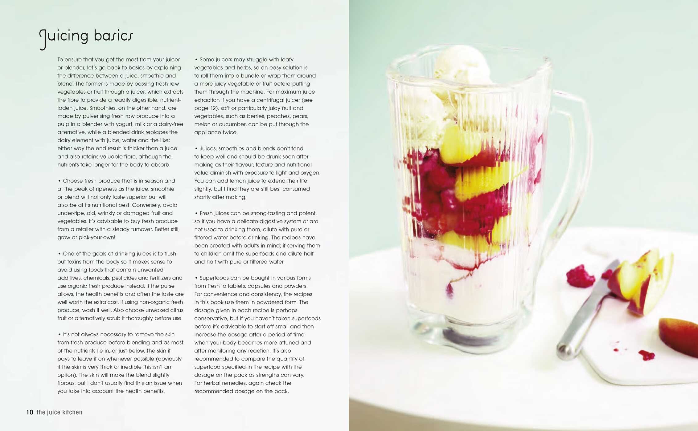 Superfood Juices and Smoothies
