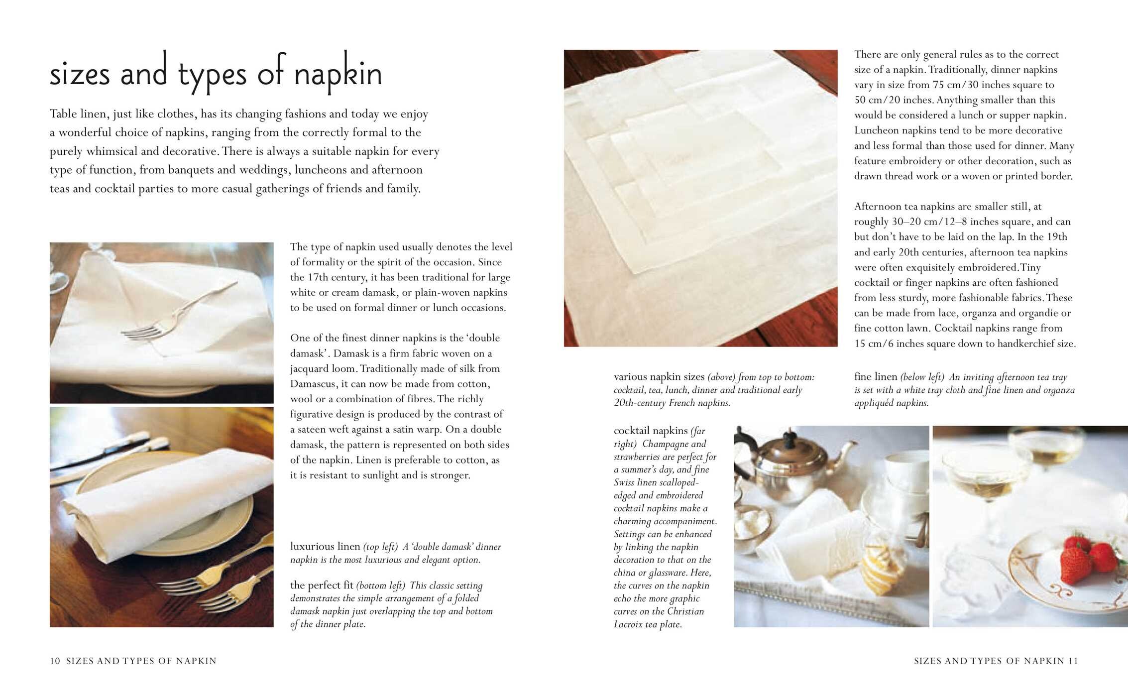 Art of Napkin Folding