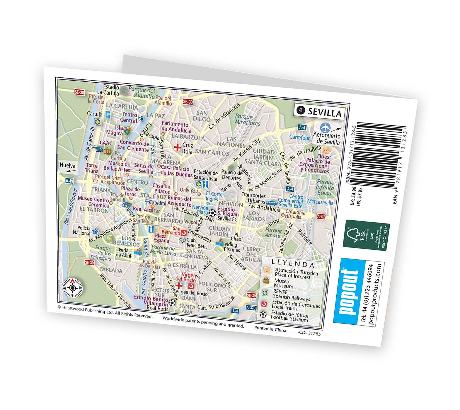 Seville Popout Map