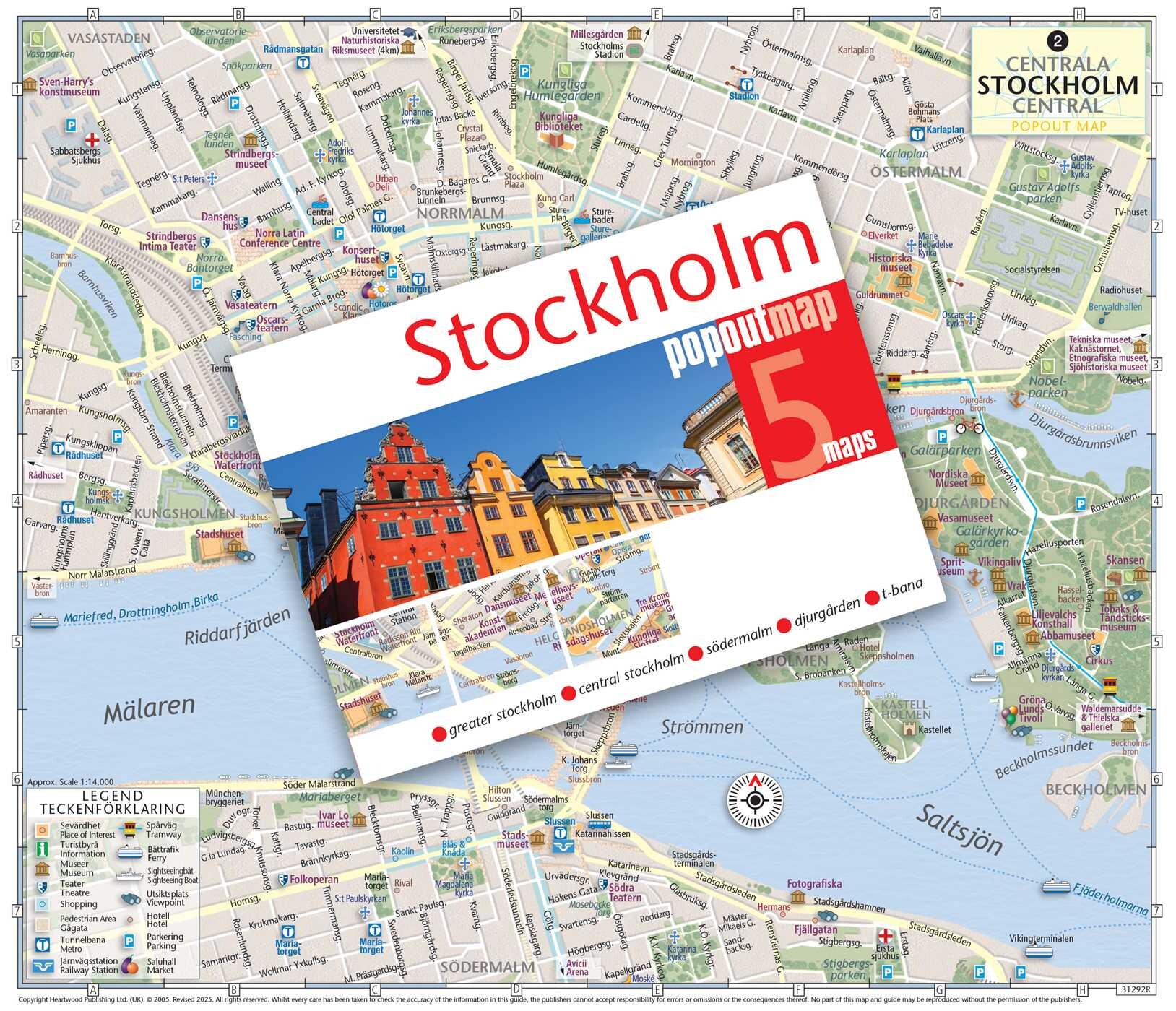 Stockholm Popout Map