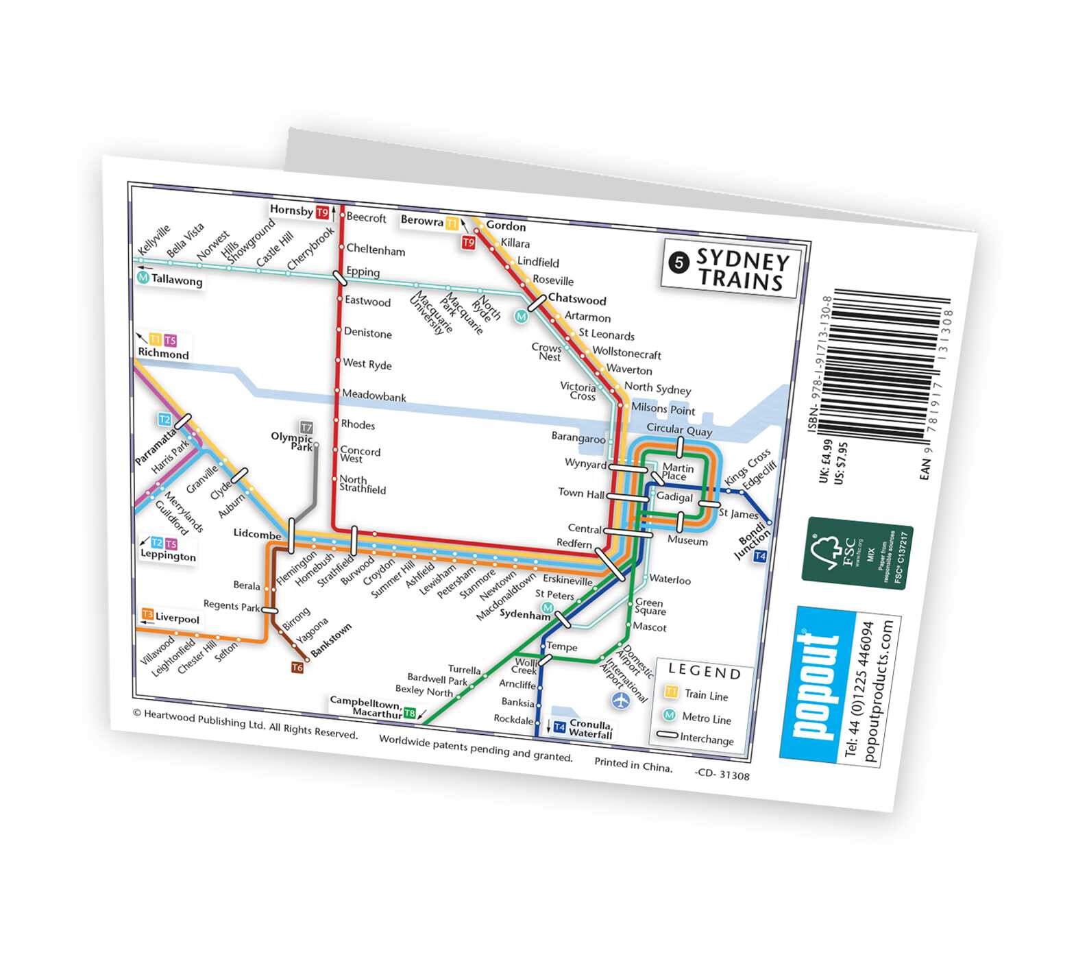 Sydney Popout Map